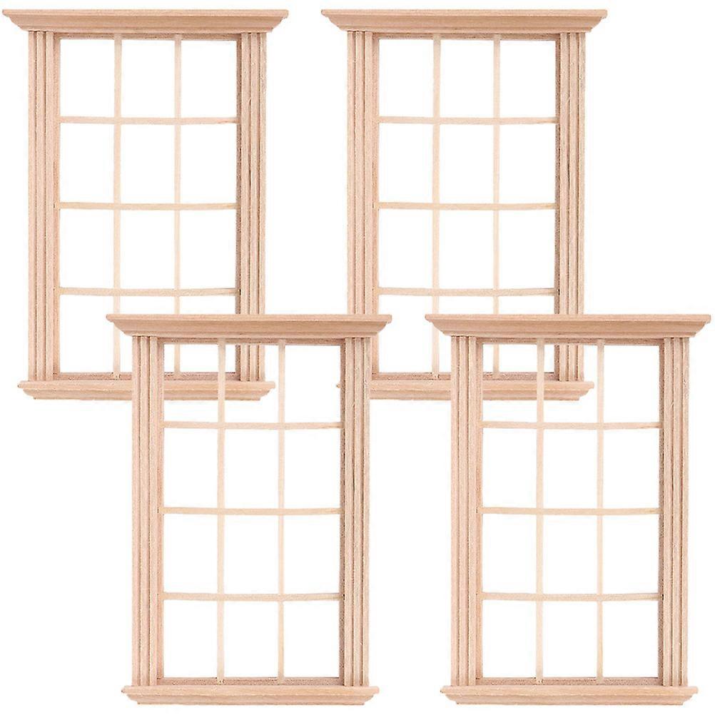 Rectangular Miniature Window Models 20Pcs For Mini Home Gift Giving 11.50X8.30X2.00cm Chic And Stylish