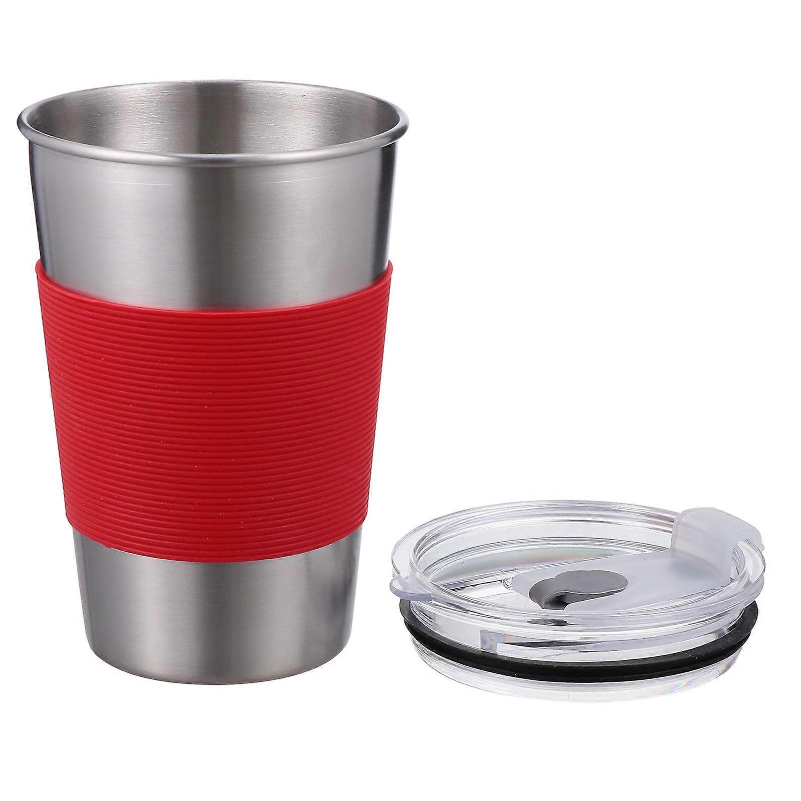 Insulated Kids Drinking Cup Stainless Steel with Straw and Lid 500ml