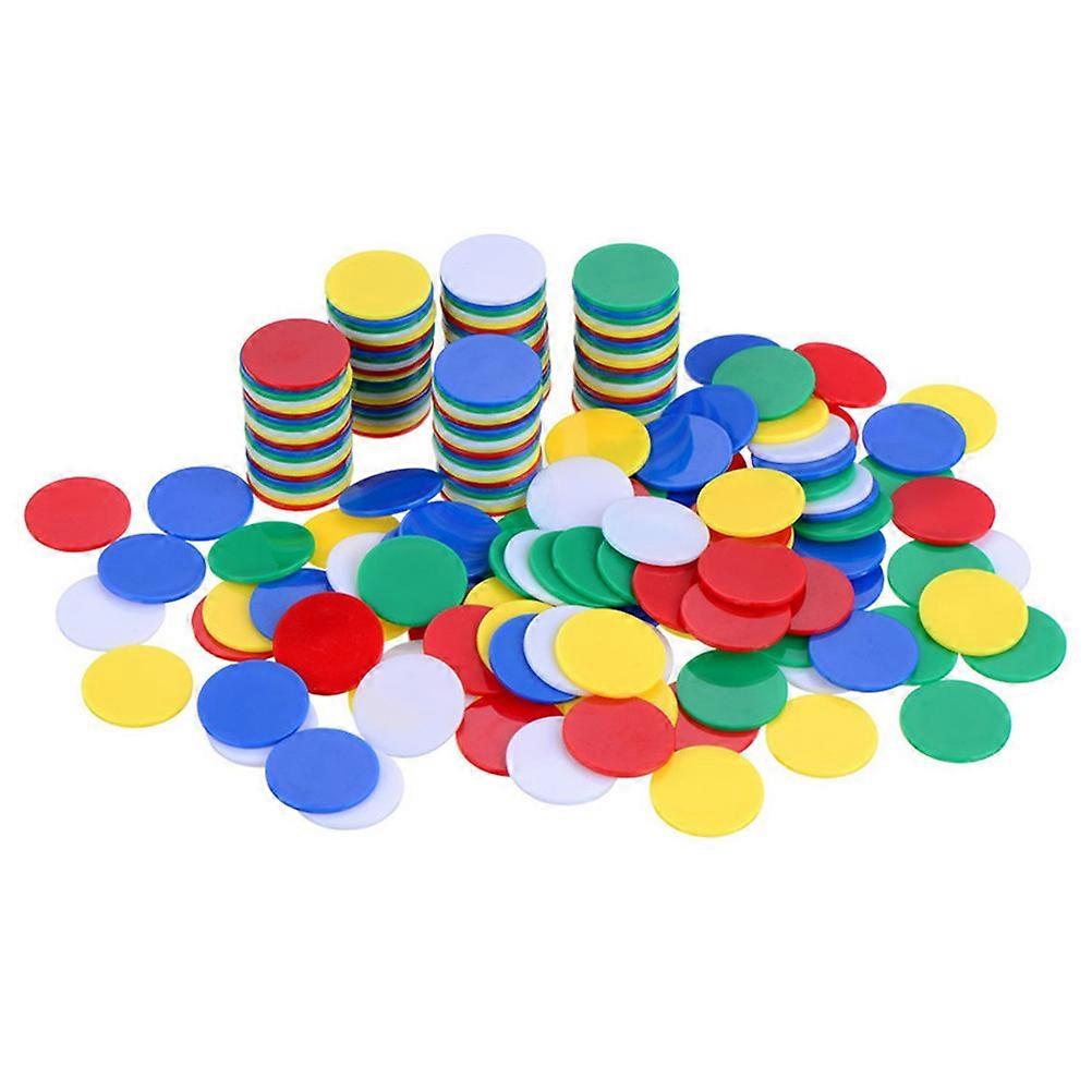 Plastic Counting Game Coins for Kids Playing Set 200Pcs Creative Toy