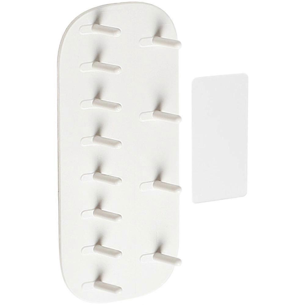 Earring Display Rack Plastic Organizer for Storage Use 8Pcs White