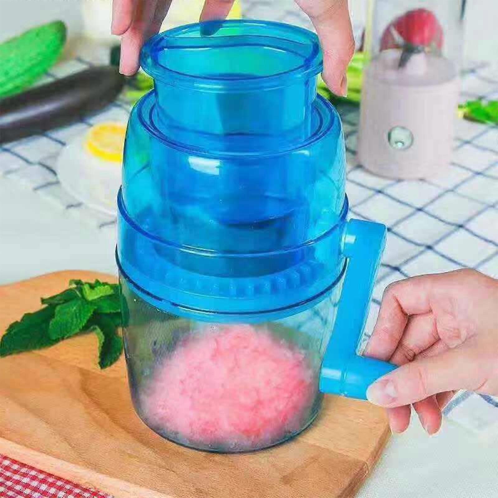 Home Appliances ZKCCNUK Hand Shaved Ice Machine Manual Fruit Machine Household Ice Shaver Small Ice Crusher Clearance