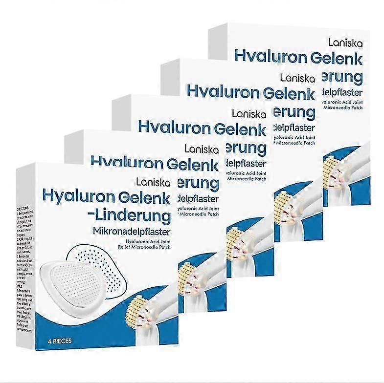 1-5x Hyaluron Joint Relief Microneedles Patch Convenient Easy to Use Microneedles Patch for Elderly Active Adults