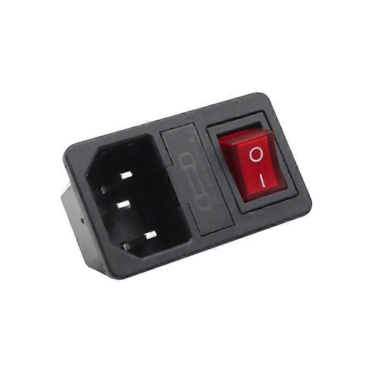 10 PCS AC-01 Three Pins Power Socket with Safety Switch Socket