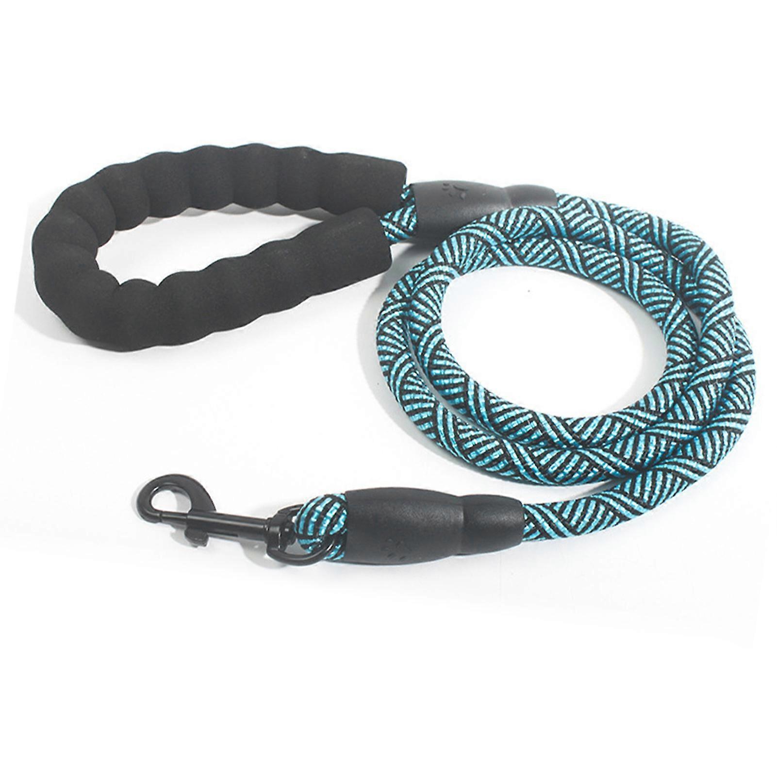 Dog Leash Safe Foam Handle Pull Resistant Large Dog 2m Blue