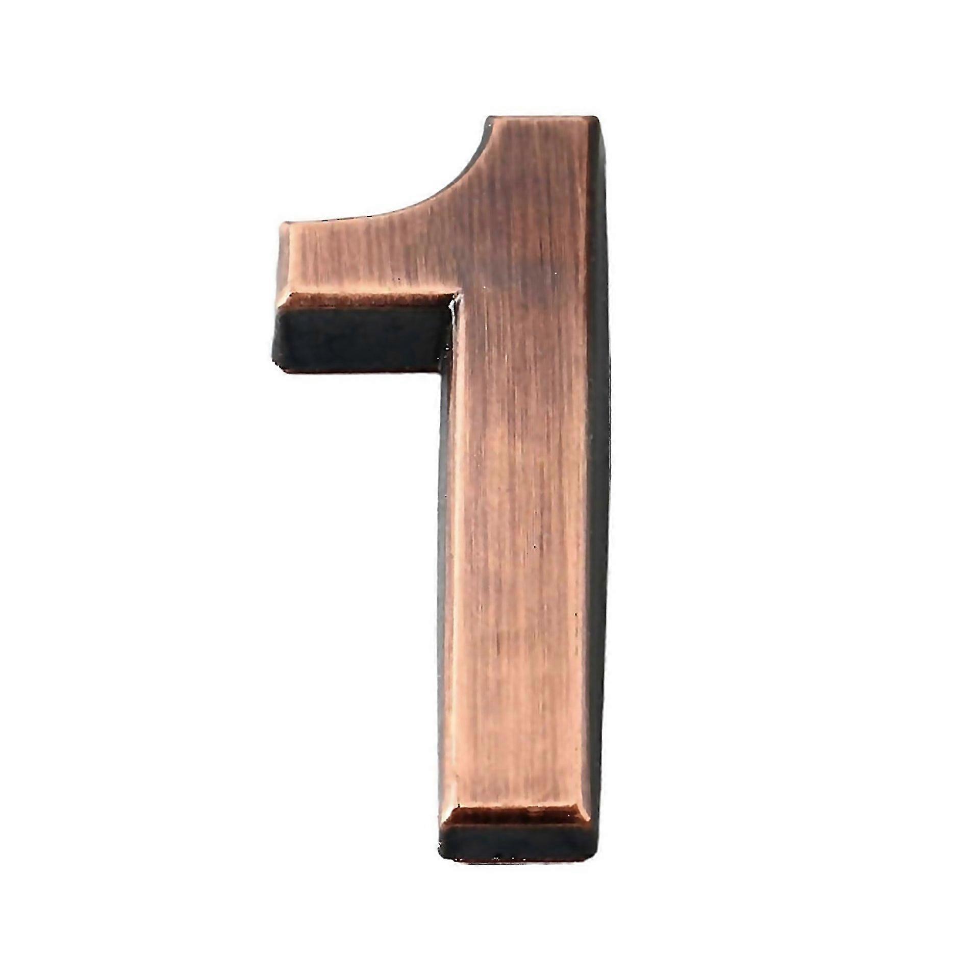 For Number Sign Self Adhesive Rustproof Abs 3d 09 Mailbox Numbers For