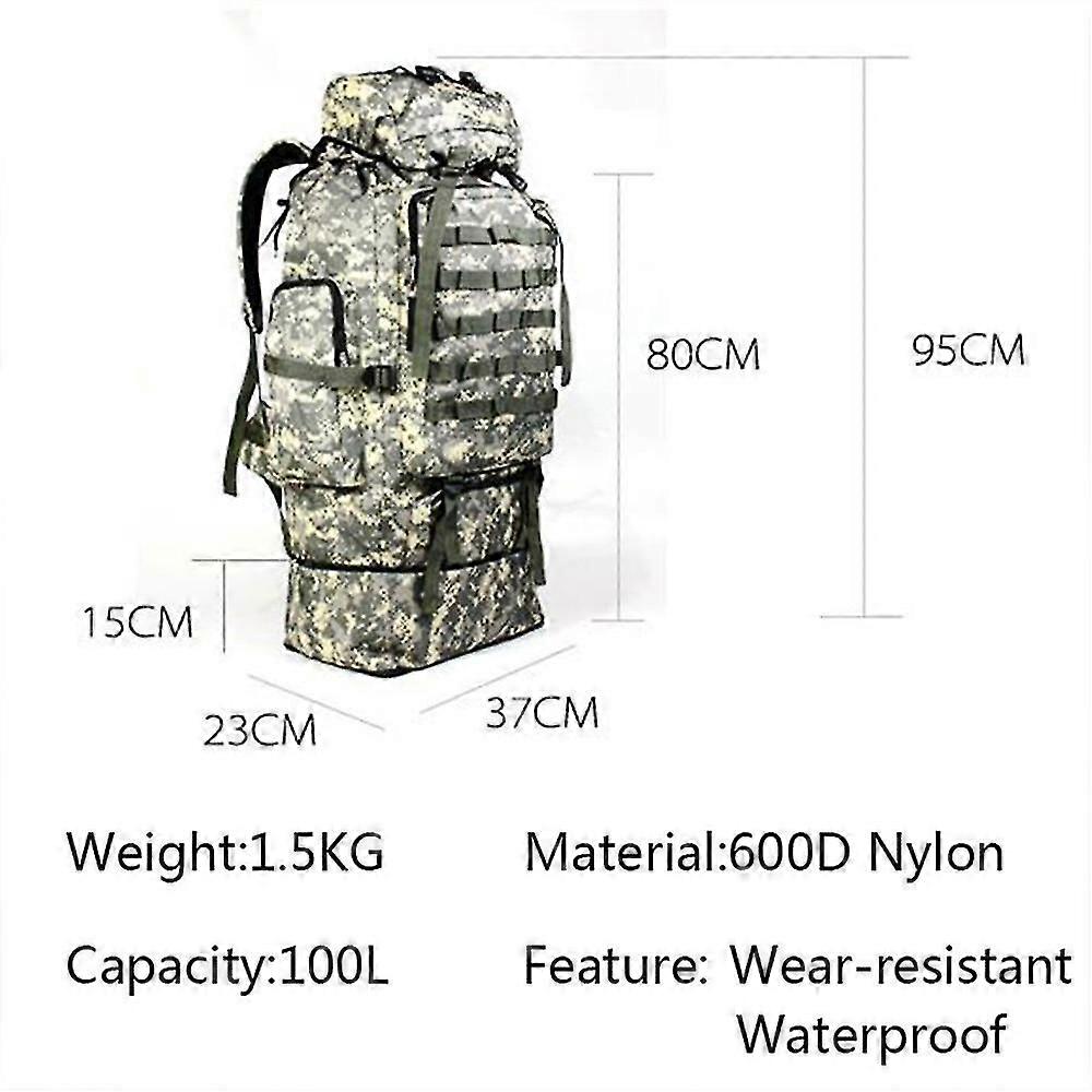 Large-capacity, Heightened And Expanded Waterproof Travel Luggage Large Backpack