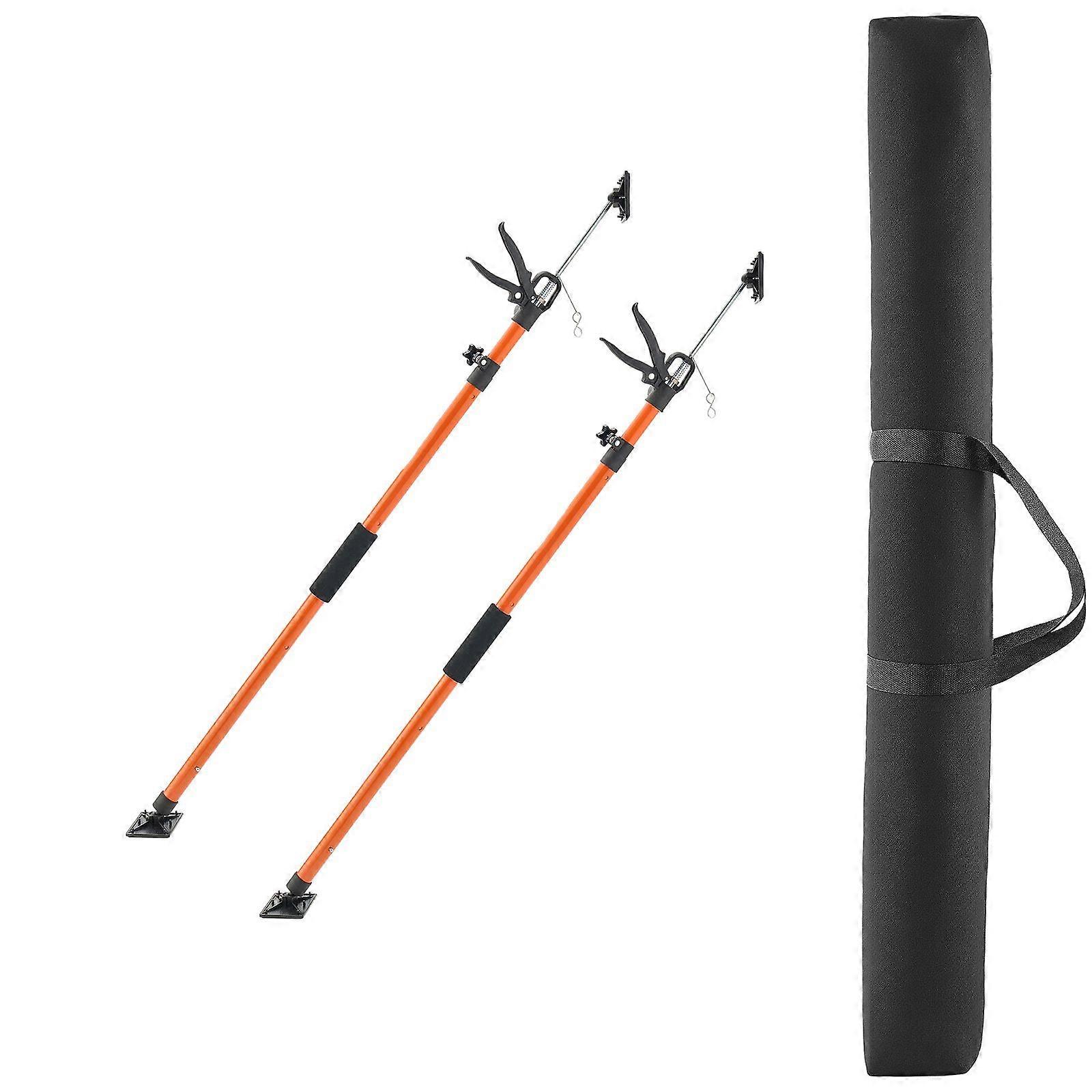 Cabinet Jack Support Pole, 2-Pack, 116-290 cm Steel Telescopic Support Rod, Adjustable 3rd Hand System up to 70 kg Capacity