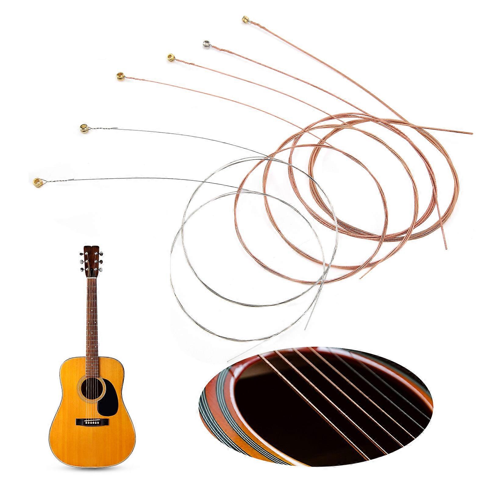 Acoustic Guitar Strings Copper Steel Anti-Rust Coating Light Set