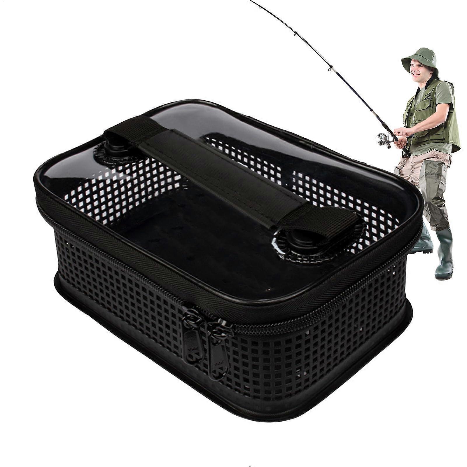 Small Bag for Equipment Portable Net Bag With Handle Large Capacity For Trout Perch Pike And Gear Medium