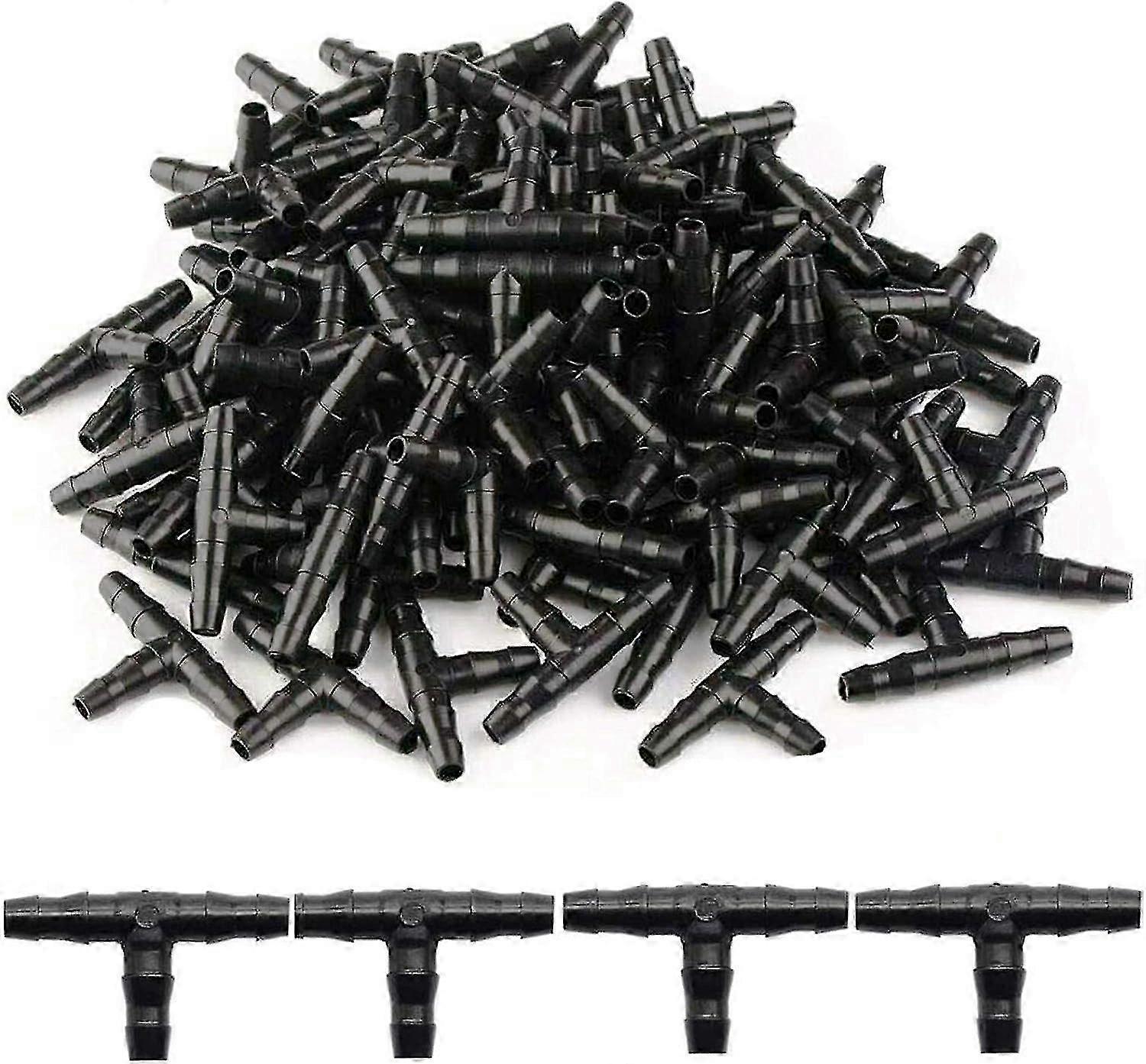 Garden irrigation system 100pcs 1/4" fork for efficient watering