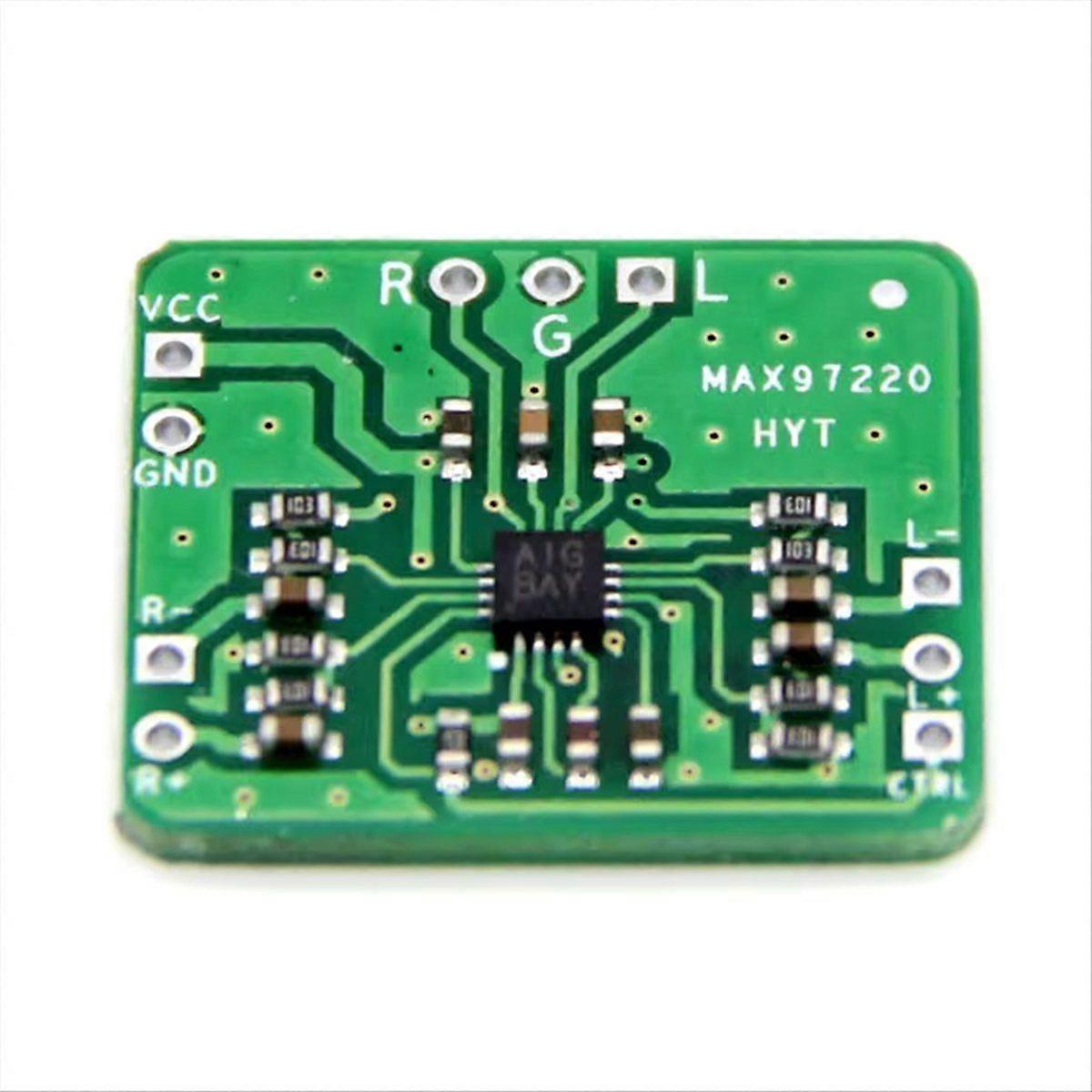 Amplificador de oído de salida de un solo extremo de equilibrio de giro diferencial Placa de amplificador de alta fidelidad MAX97220 entrada 2.5