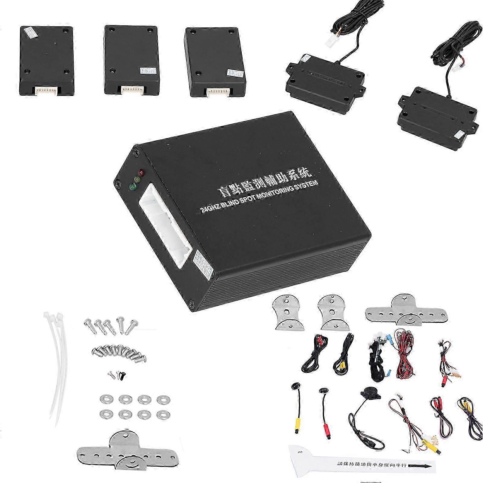 Rear Cross Traffic Alert System For Car With Ultrasonic Sensor