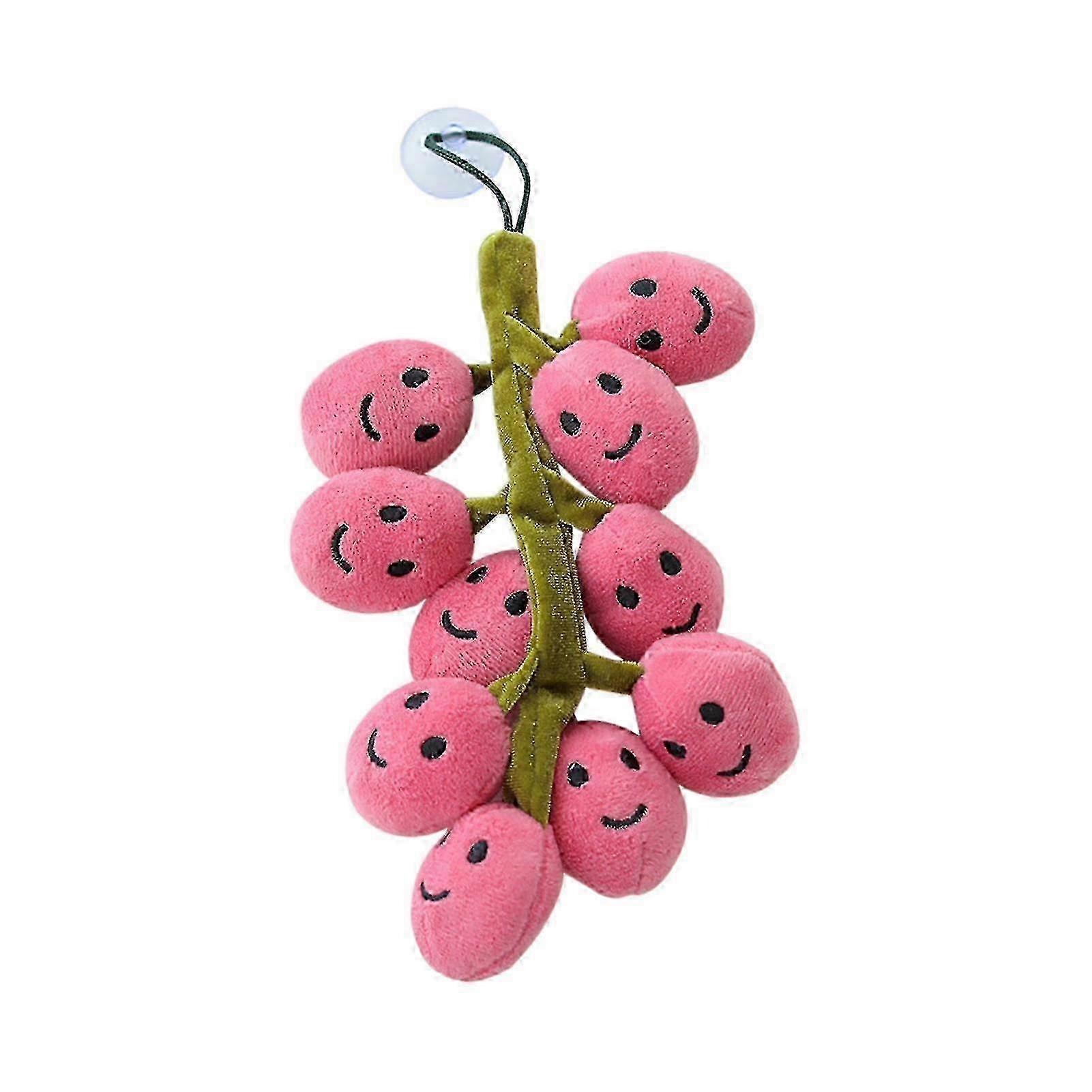 20/26CM Grape Plush Toy Simulation Lifelike Doll Stuffed Soft Toys Creative Grape Decoration Backpack Pendant Fruit Dolls for