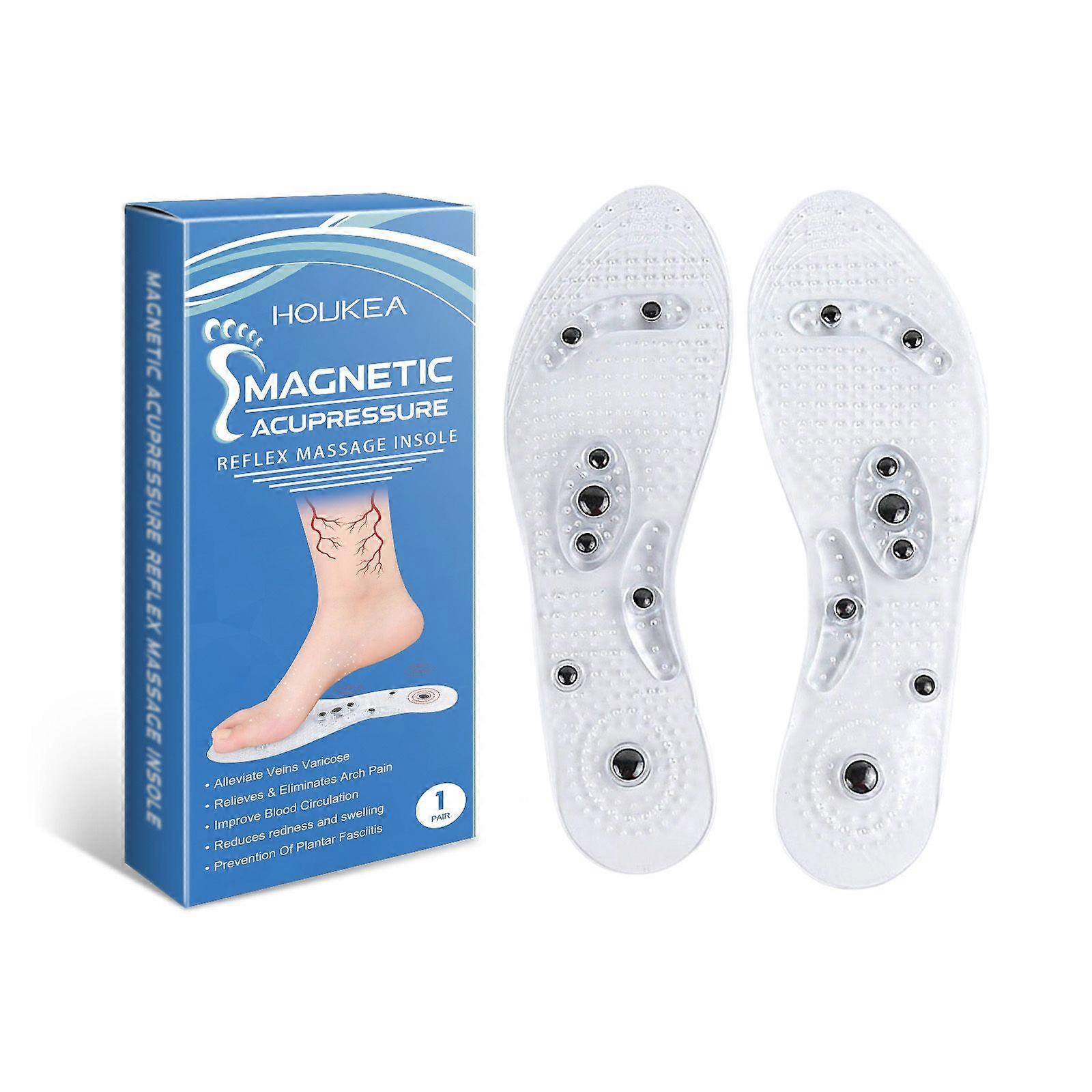 Houkea Comfortable Sockliner With Massage Function Leg Repair Bulge Invisible Support Durable Lightweight Sockliner With Massage Function