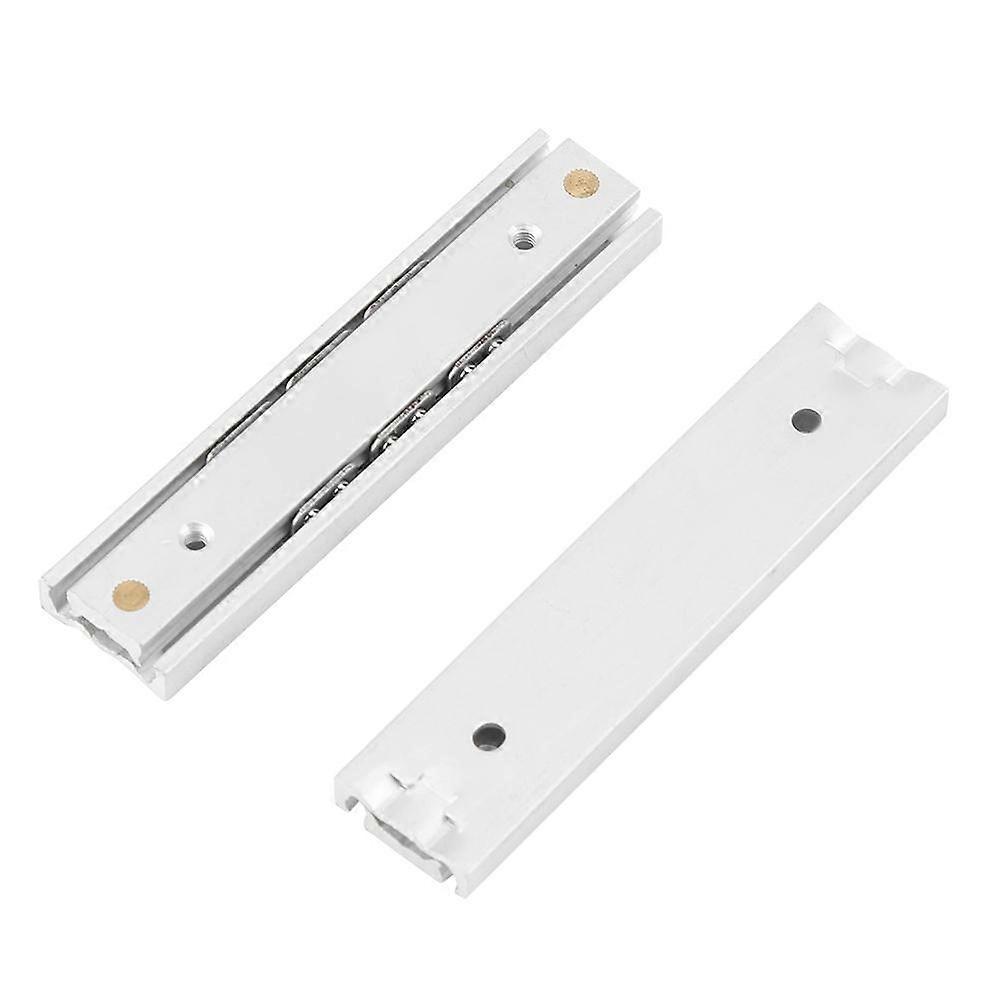 2pcs/ Set Mini Aluminum Alloy Durable Smooth Slideway for Drawer Cabinet(70mm)