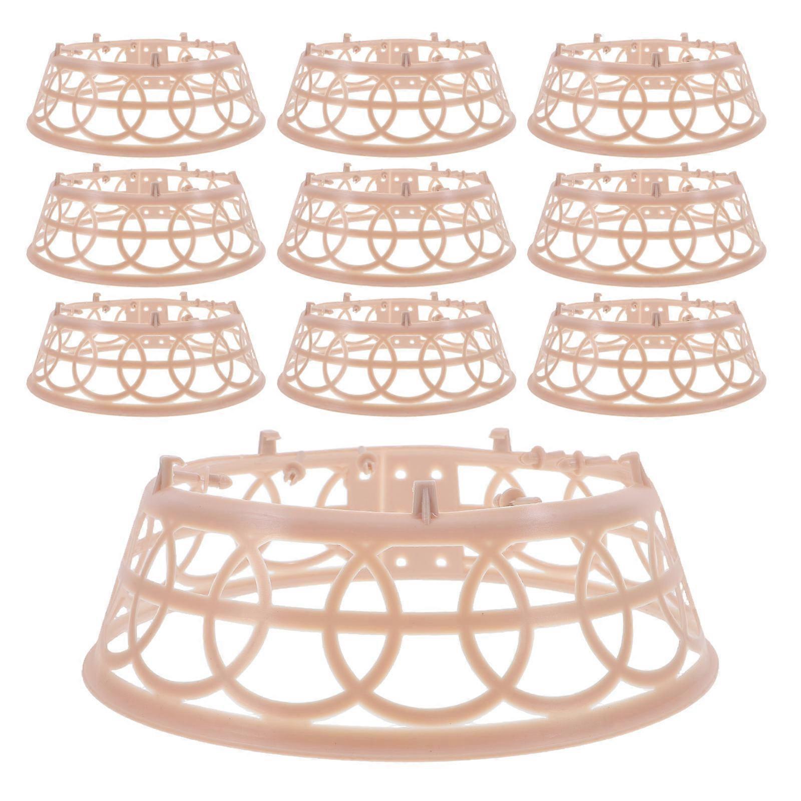 Hat Inner Support Cap Hat Insert for Baseball Caps 10Pcs Plastic Material