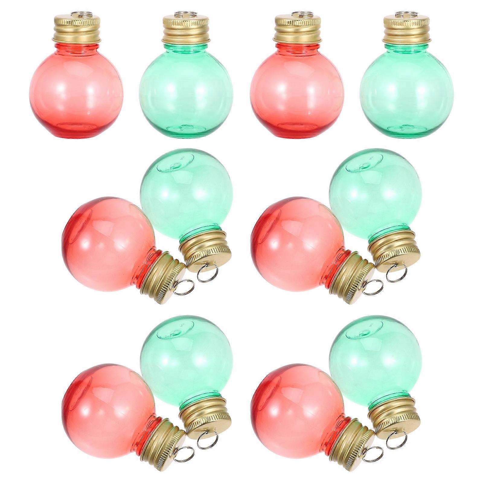 Golden Plastic Wishing Bottle for Candy Storage Use 12Pcs Set