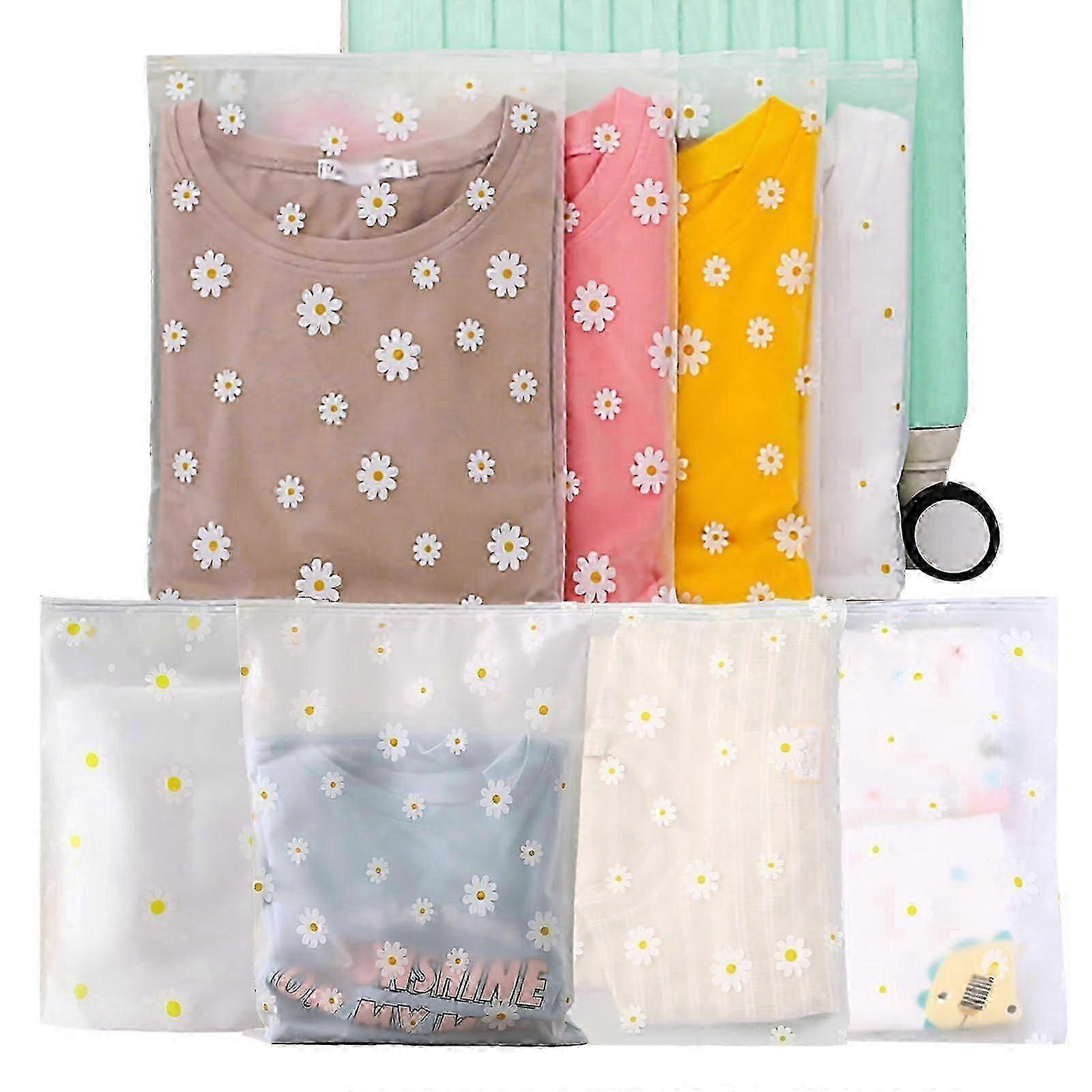 20 قطعة حقائب ملابس السفر منظم حقيبة الرمز البريدي حقيبة ملابس حقيبة تخزين حقيبة السفرالزهور