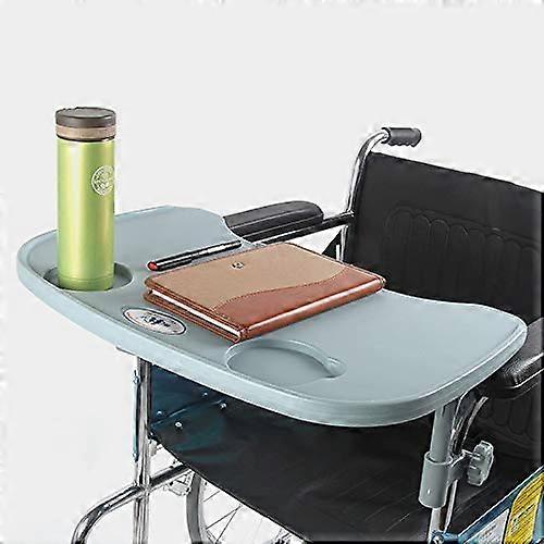 Wheelchair Lap Tray Table with Cup Holder – Portable Universal Tray for Manual, Powered, and Electric Wheelchairs