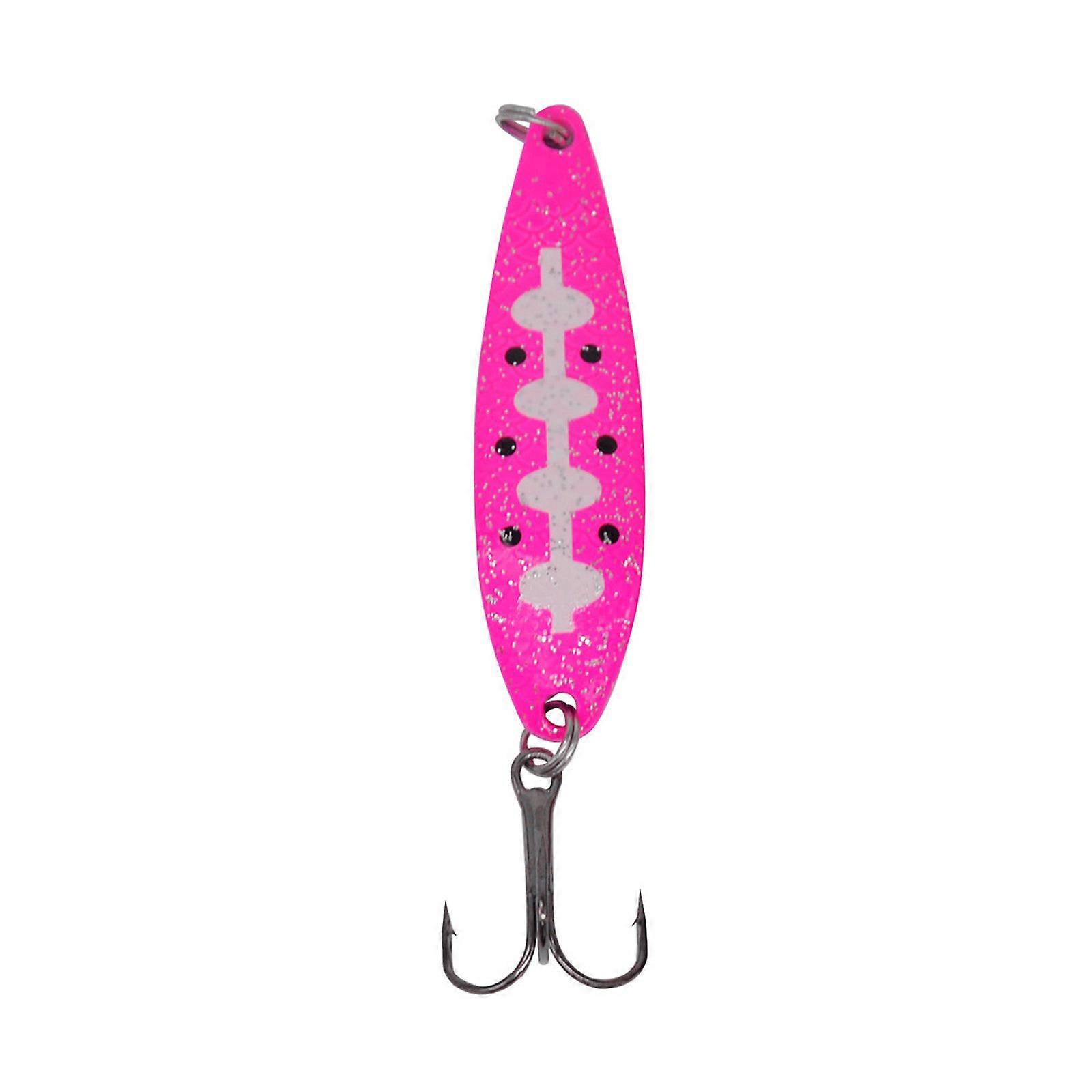 Löffelförmige Spinnerbaits aus Metall, bunte Paillettenköder, Drillinge, Angelhaken, mehrfarbig