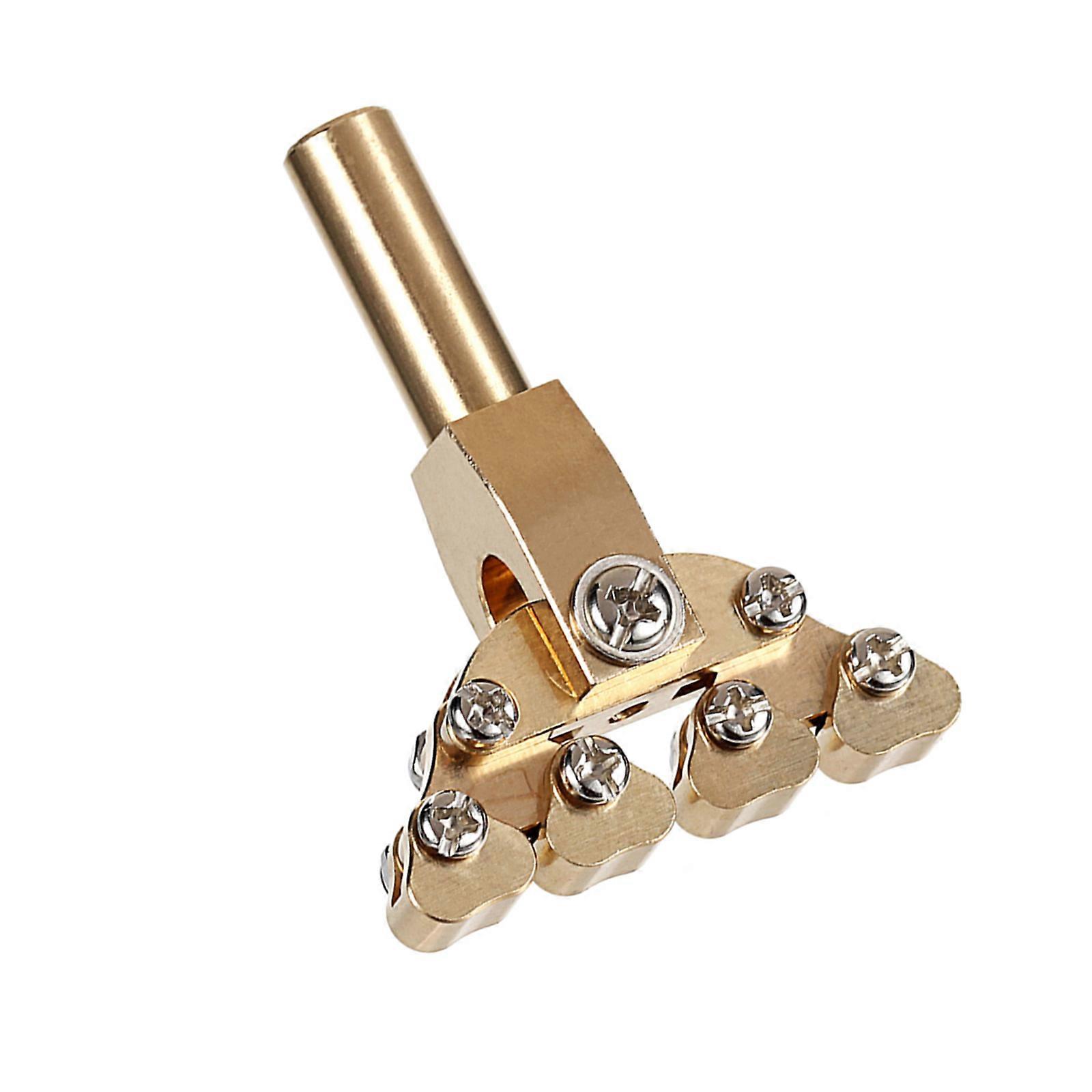 Compact Brass Fret Installation Press Self Adaptive Structure Repair Tool Suitable for Multiple Fingerboard Curvatures Multicolor