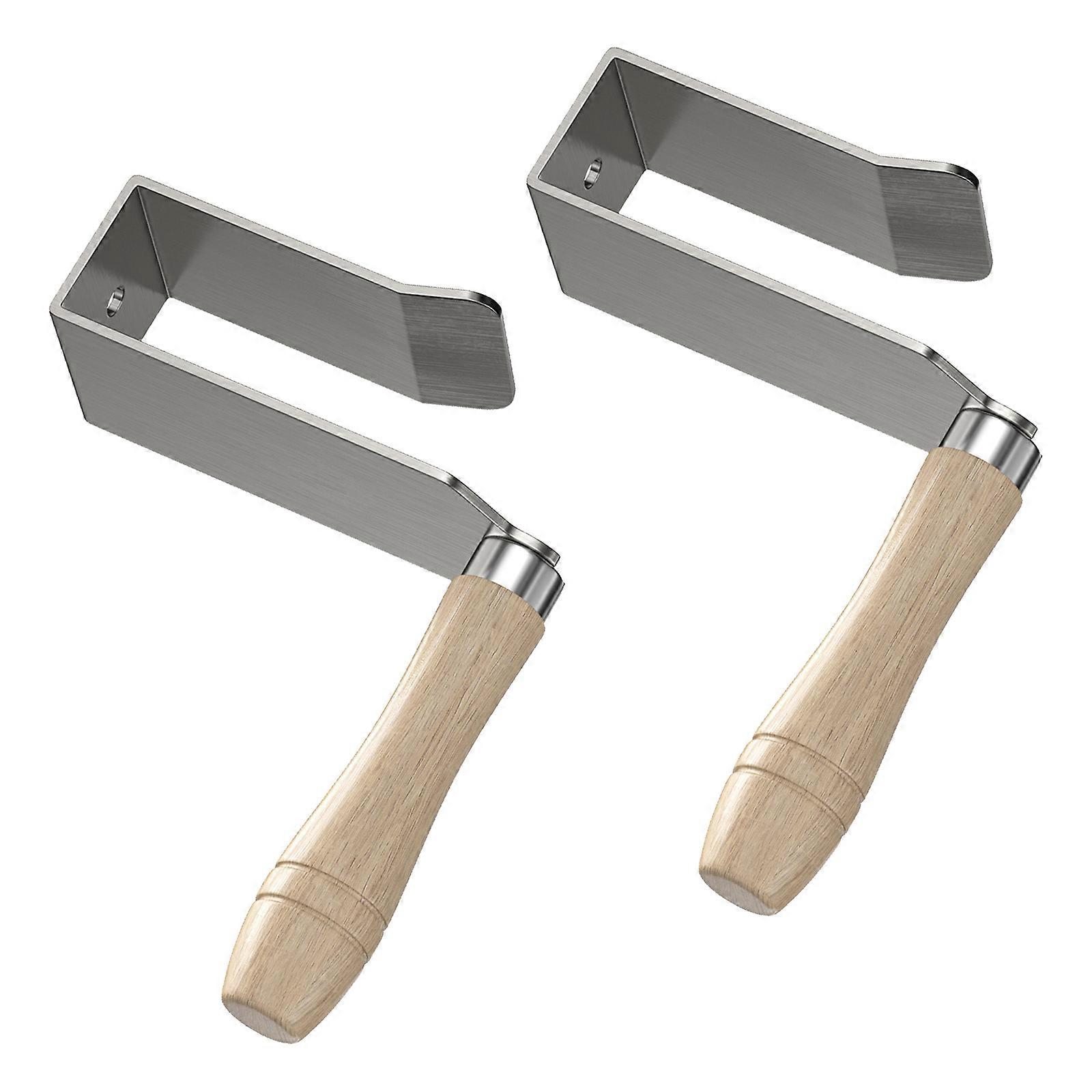 Ceiling Auxiliary Clamp Ceiling Positioning Clamp Lightweight Multifunctional Comfortable Wooden Handle Auxiliary Clip Multicolor