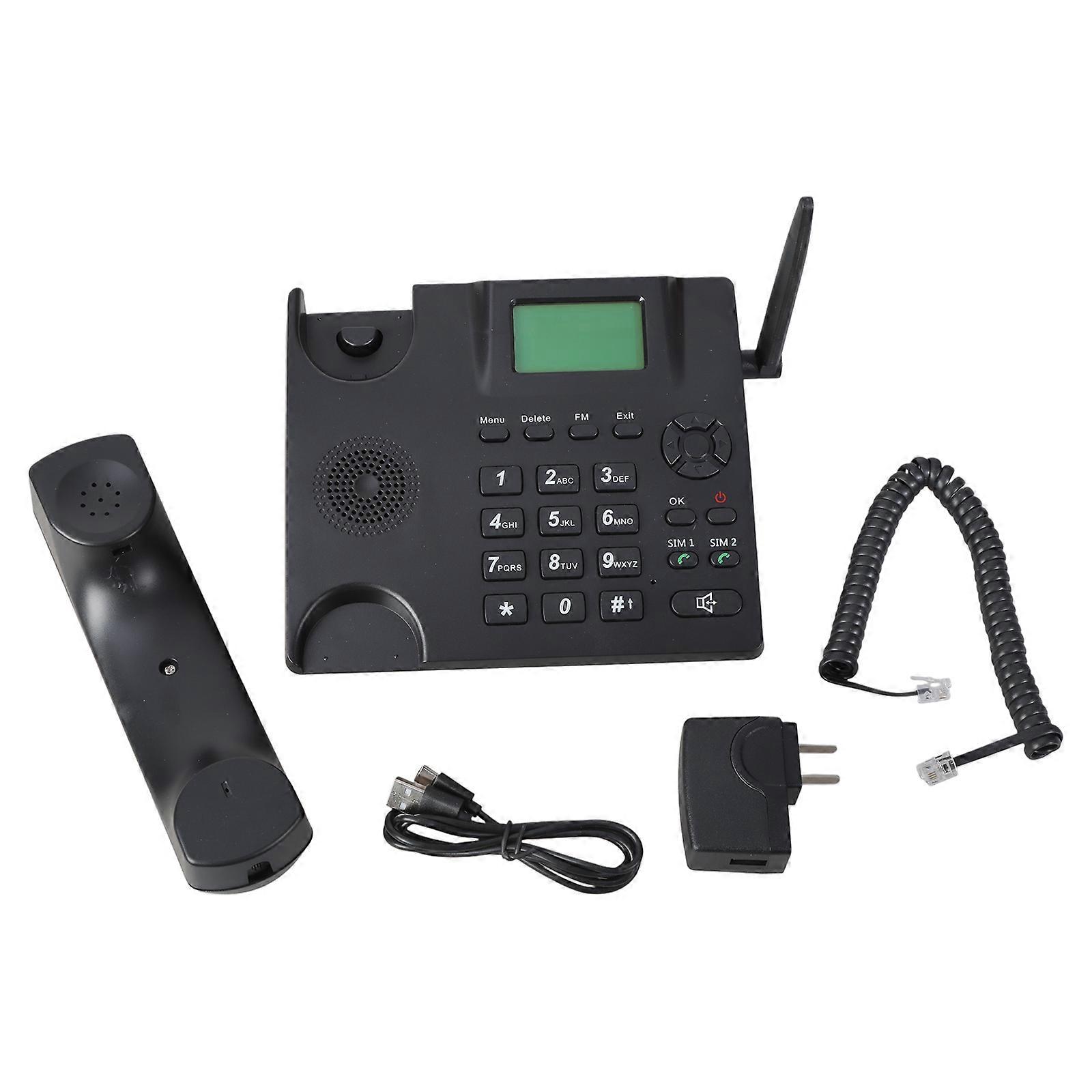 DDK995 Wireless Landline Phone With FM Radio Support 2 Memory Slots For Business And Home Communication Multicolor