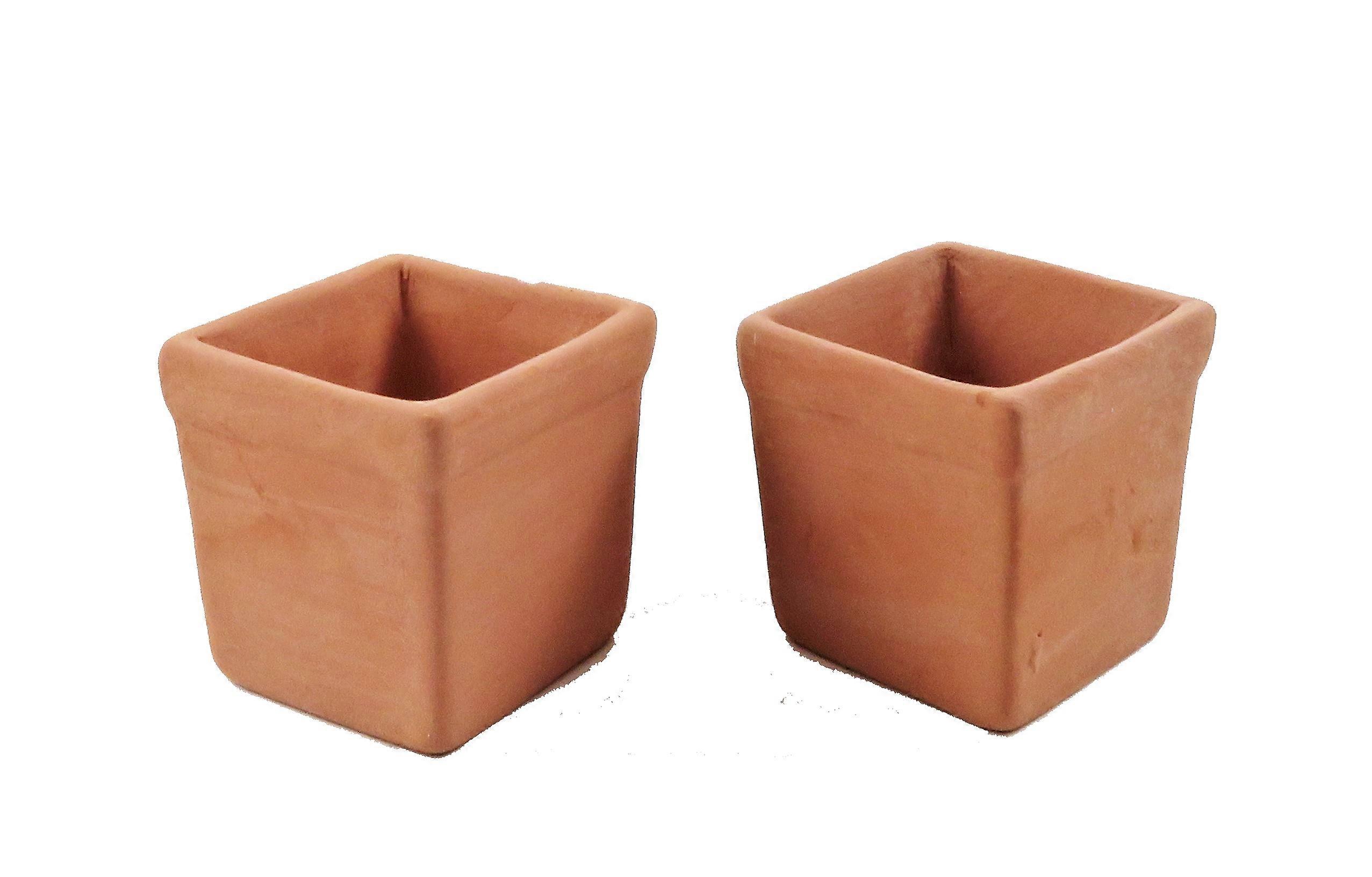 دمى البيت 2 ساحة كبيرة كلاي تيراكوتا شجرة الأواني النباتية 1:12 ملحق حديقة