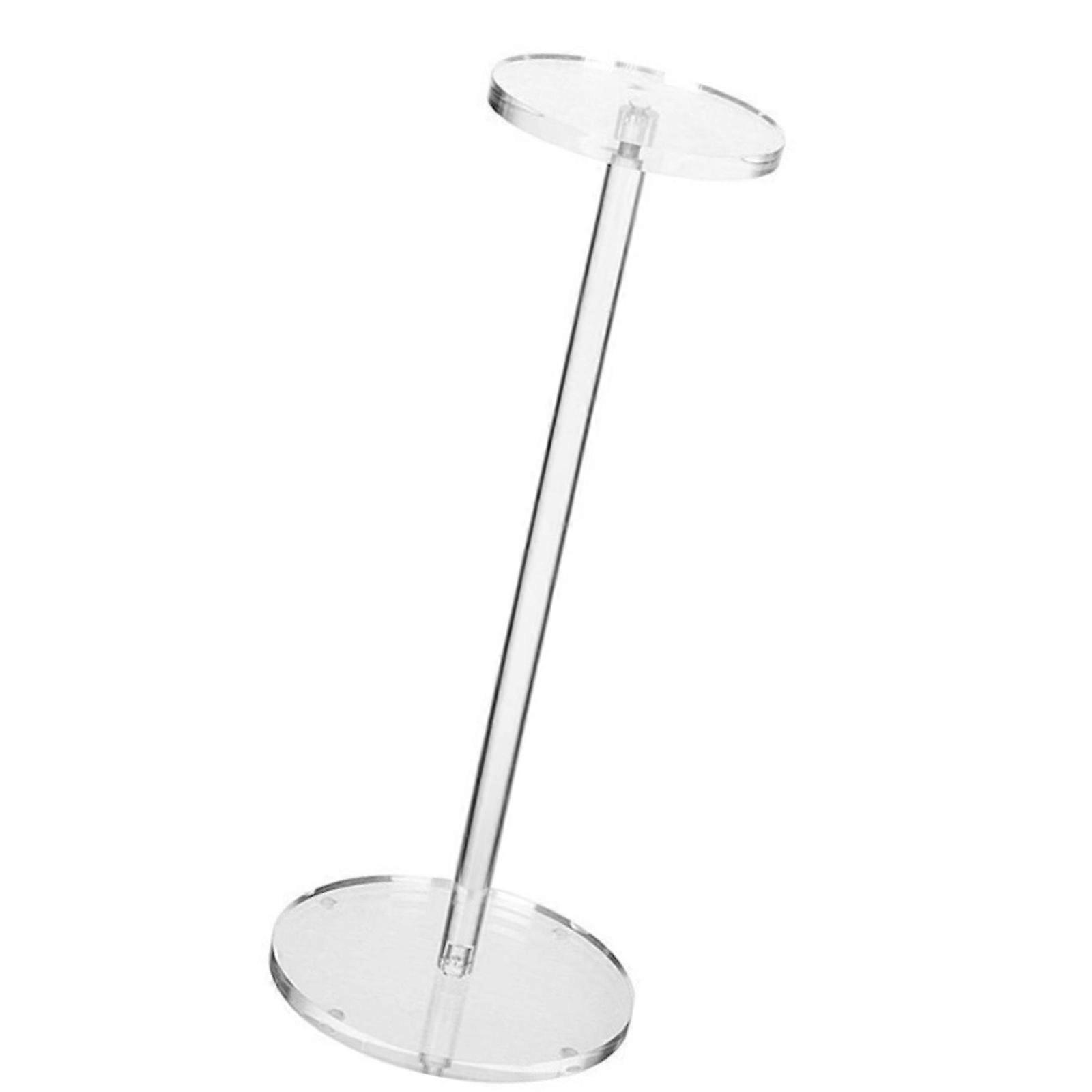 מעמדי תצוגה אקריליים רב תכליתיים לכובעים עם בסיס יציב מתאים לתערוכות ואביזרי צילום לשימוש יומיומי 30 ס"מ