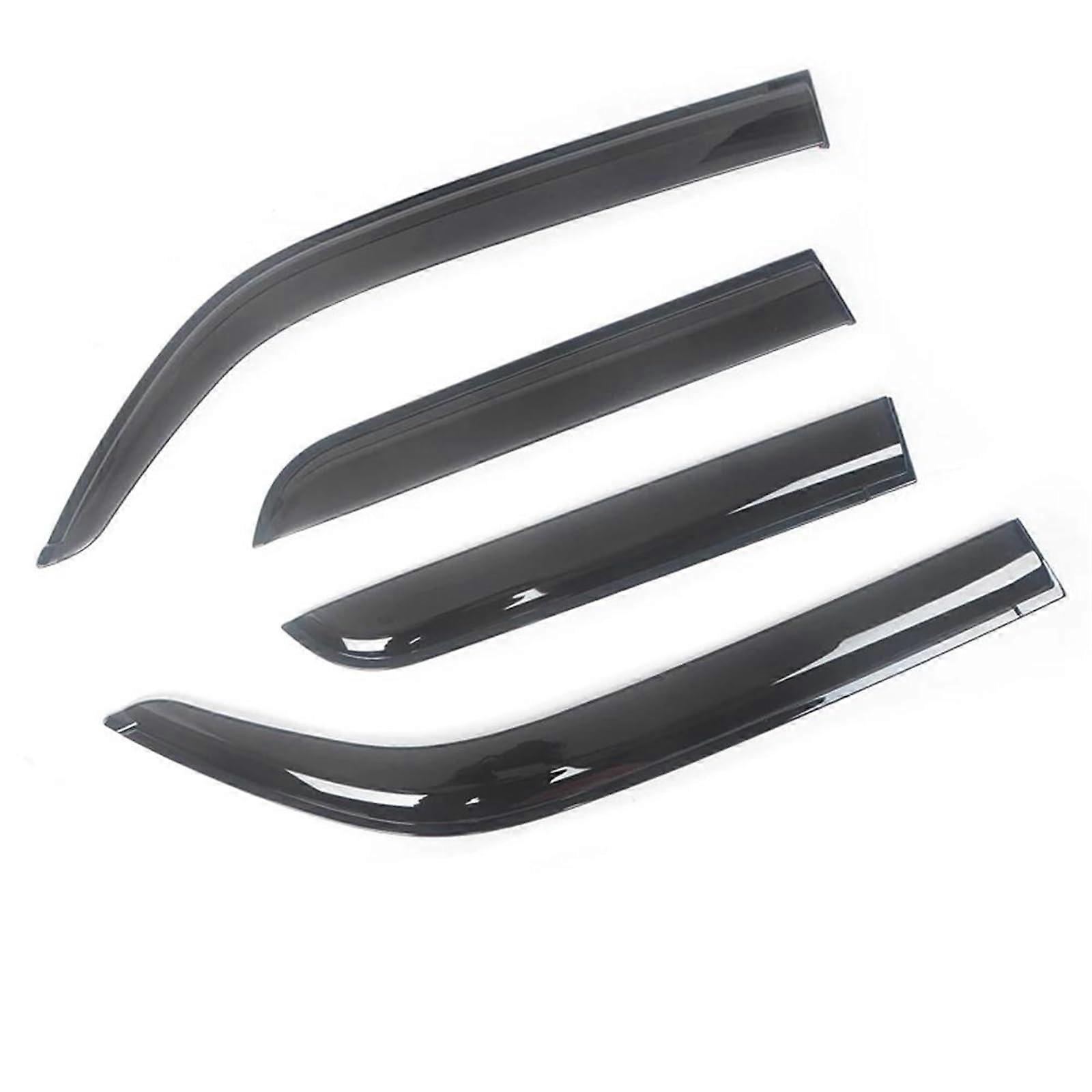 Car Window Visors Rain Guards for MKZ 20072012 Black Side Window Deflectors