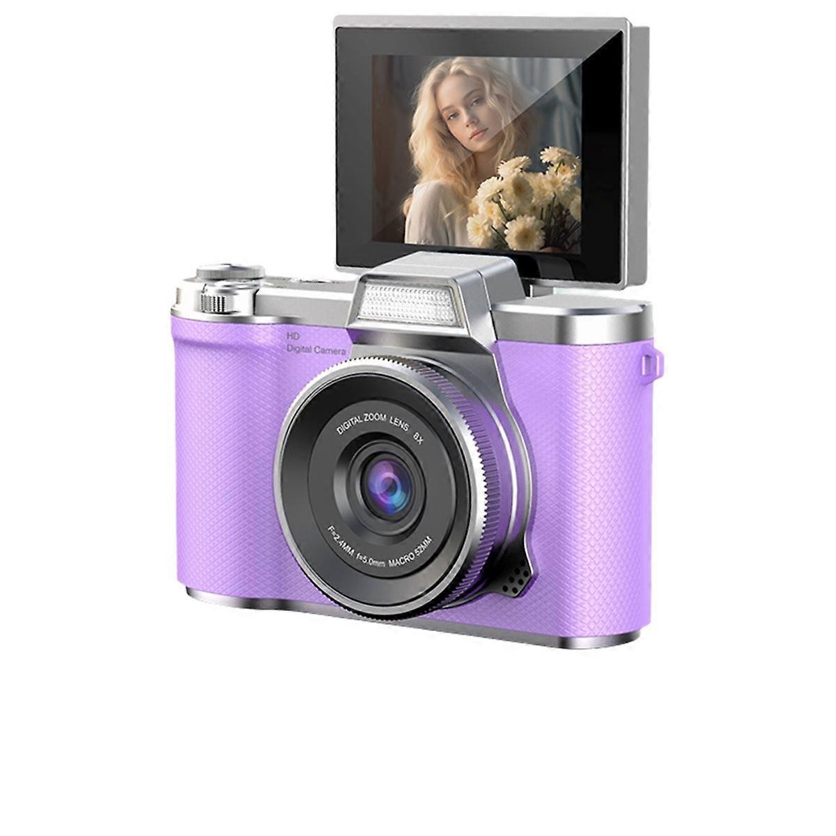 4K Digital Camera 48MP Autofocus Photography Camera 2.8inch Video Camcorder Cam Retro CCD Camera for