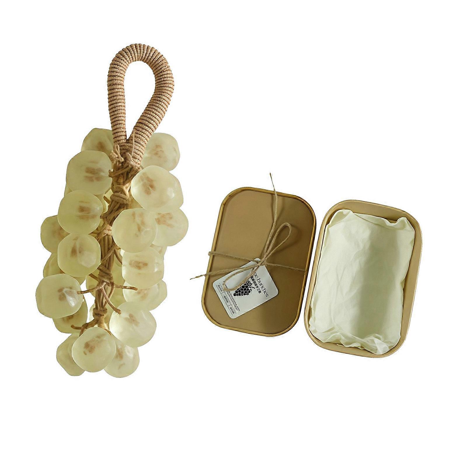 Natural Plant Handmade Transparent Grape Soap Gift Box with Gentlely Formula Invigorating Fragrant Skin Nourishment  1