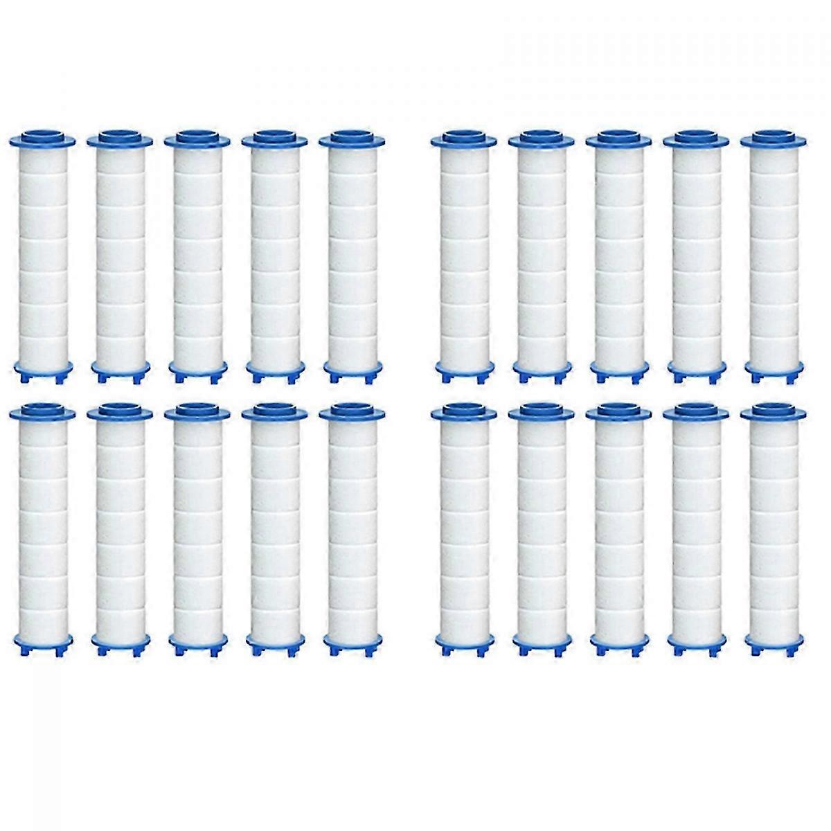 20Pcs Replacement Shower Filter for Hard Water - High Output Shower Water Filter to Remove Chlorine