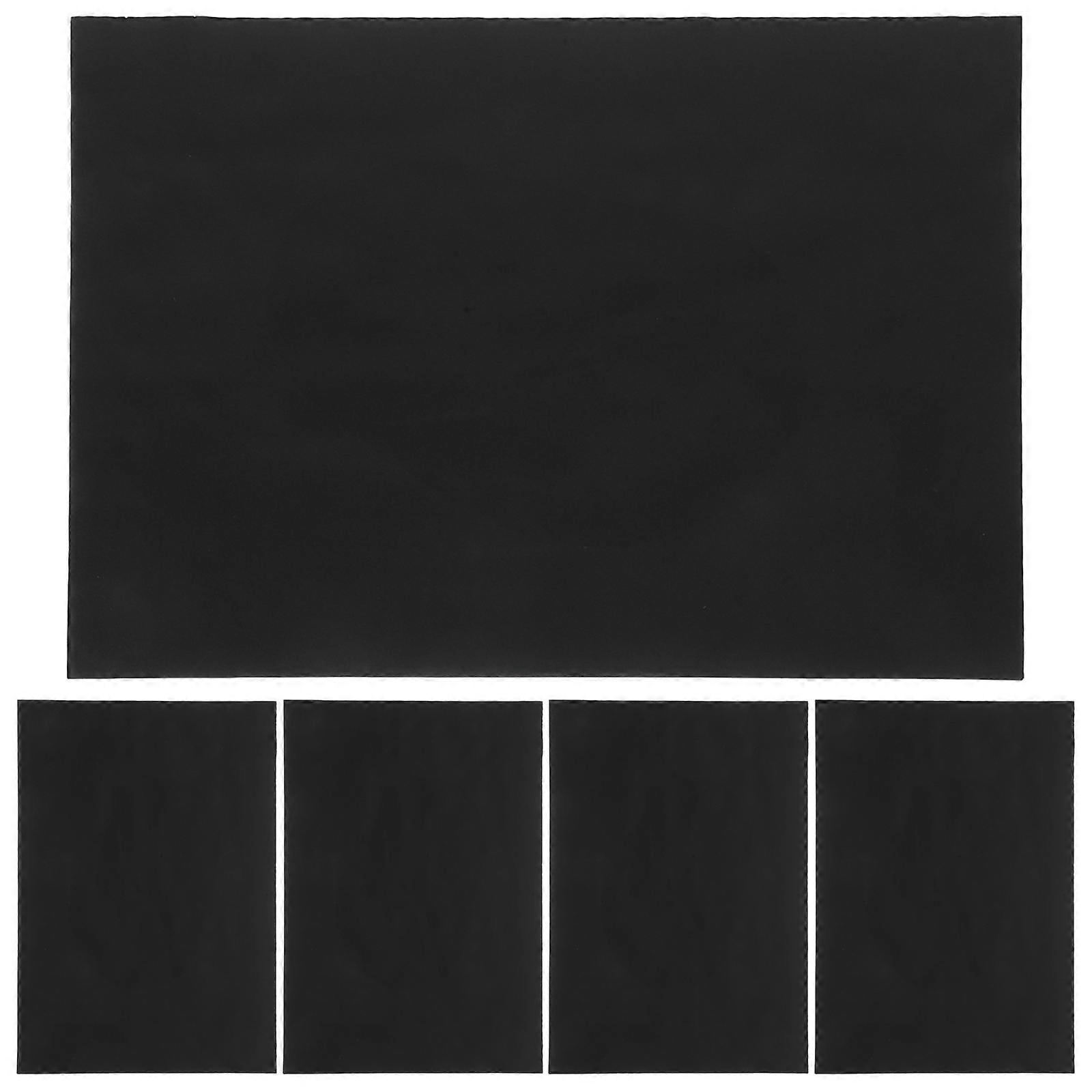 Train Road Track Stickers Paper Black for Model Craft 5 Sheets