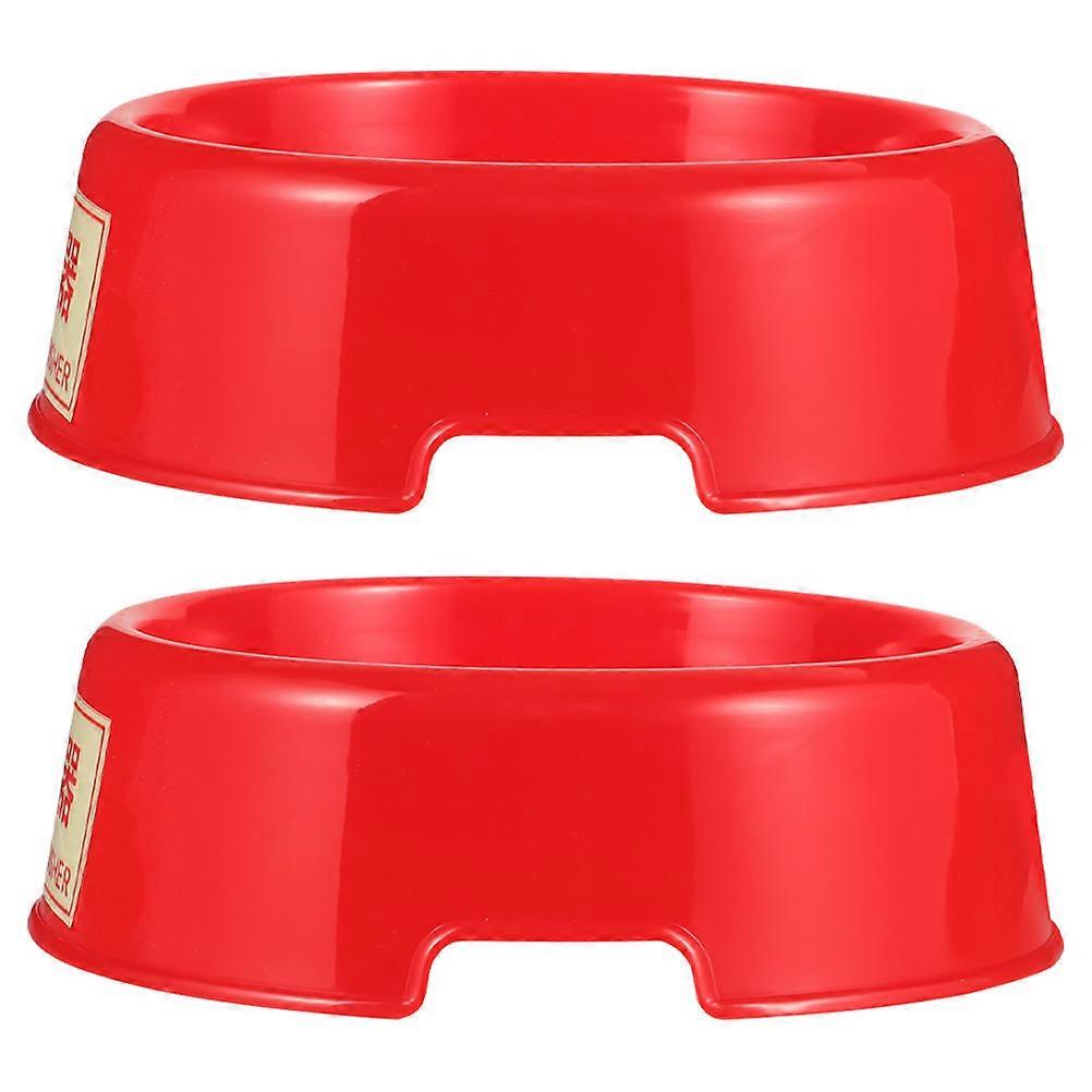 Plastic Fire Extinguisher Holder with Glow for Emergency Response 2Pcs Red