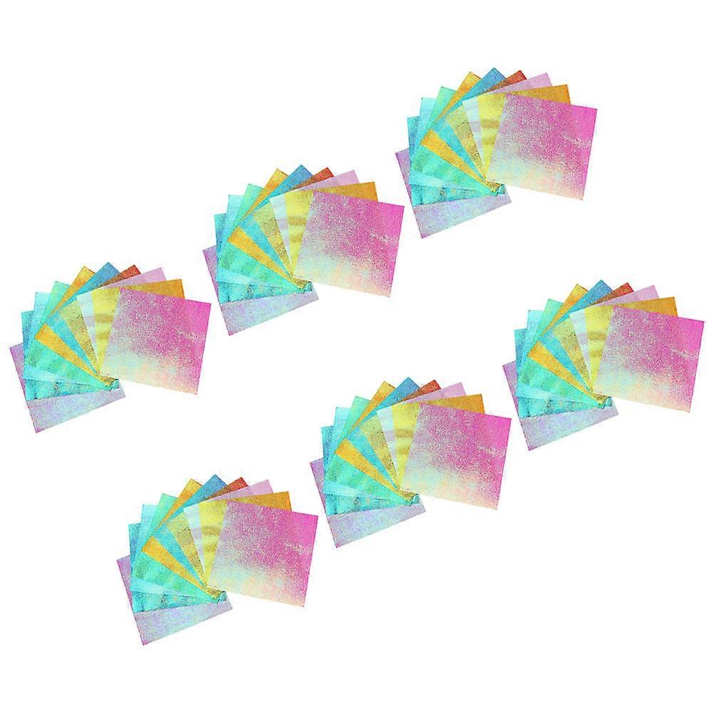 Flashy Handcrafted Origami Paper for Handwork 200 Sheets of Shiny Origami Paper