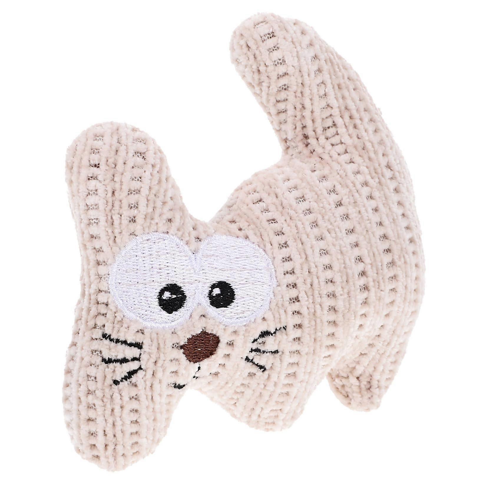 Catnip Plush Chew Toy for Kittens, Soft Cartoon Shape Interactive Indoor Play and Stress Relief