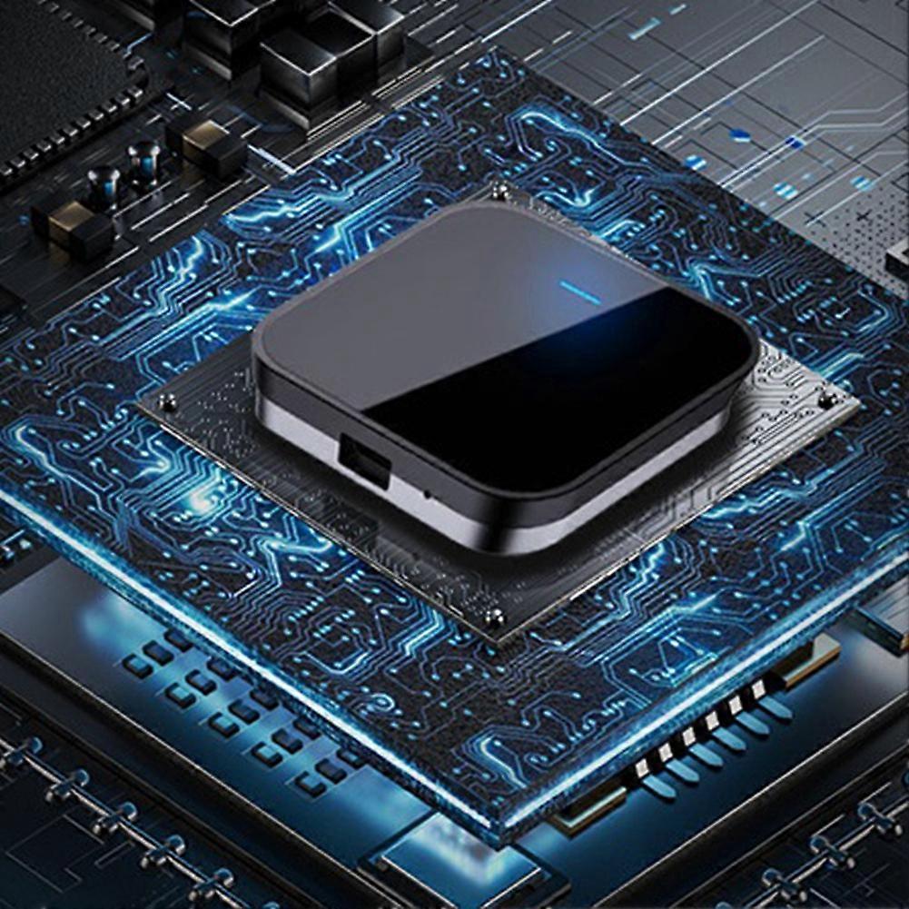 For Apple Carplay Adapter Car Wired to Wireless Smart Aibox Box Car Interconnect Multi-Function Adapter,Black,A