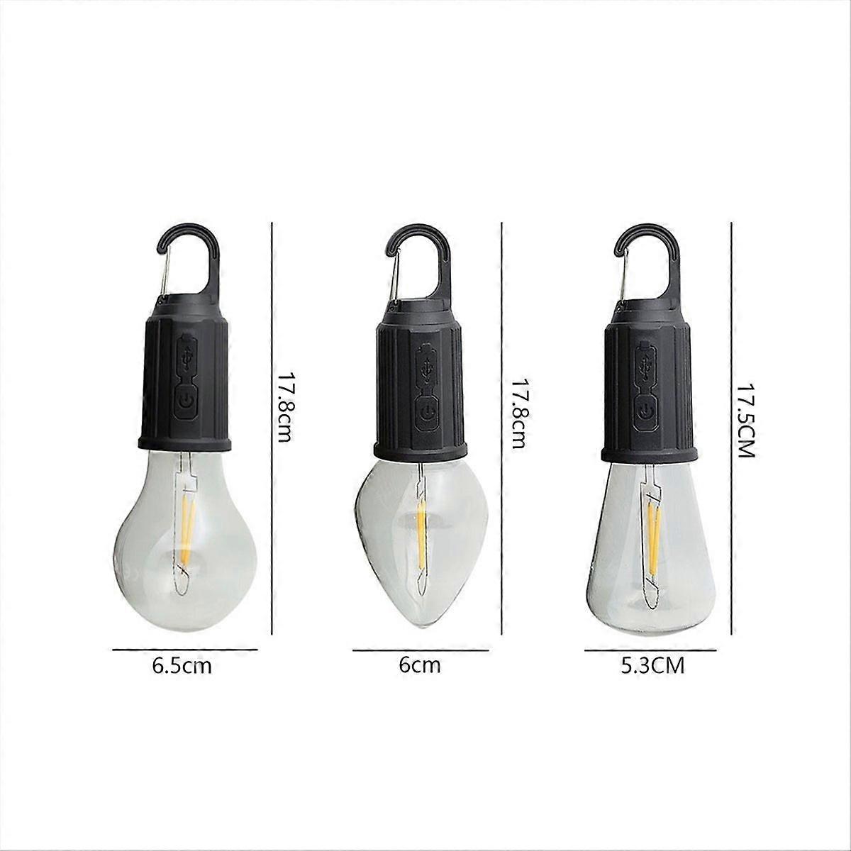 LED String Light Waterproof Camping Lantern Hanging Tent Light-T02
