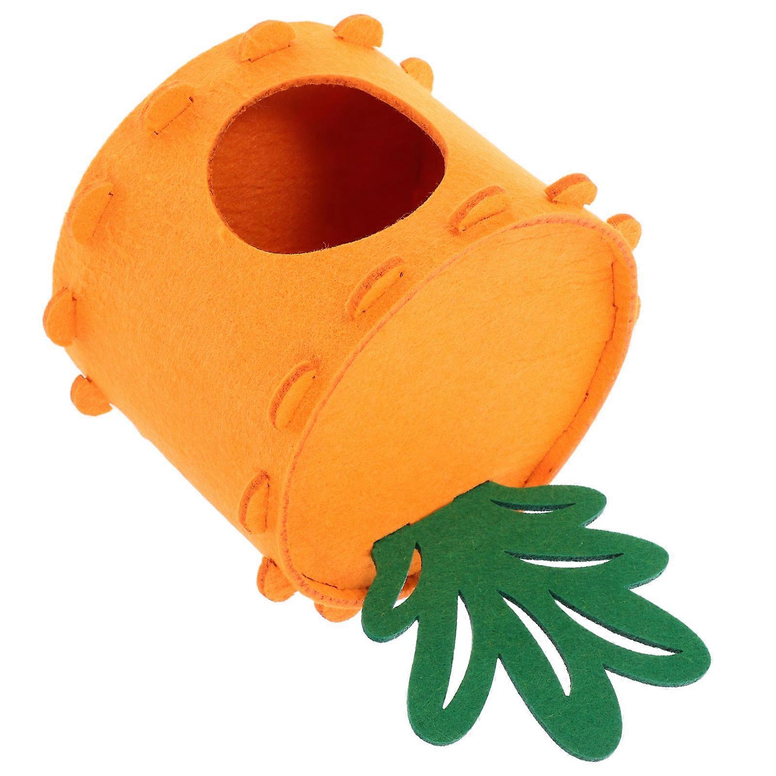 Pet Nest Hamster Hideout for Warm Resting Space in Orange