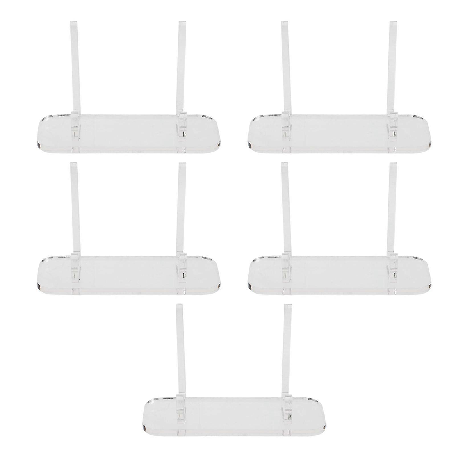 Transparent Acrylic Trading Card Stand for Display with 5Pcs Set