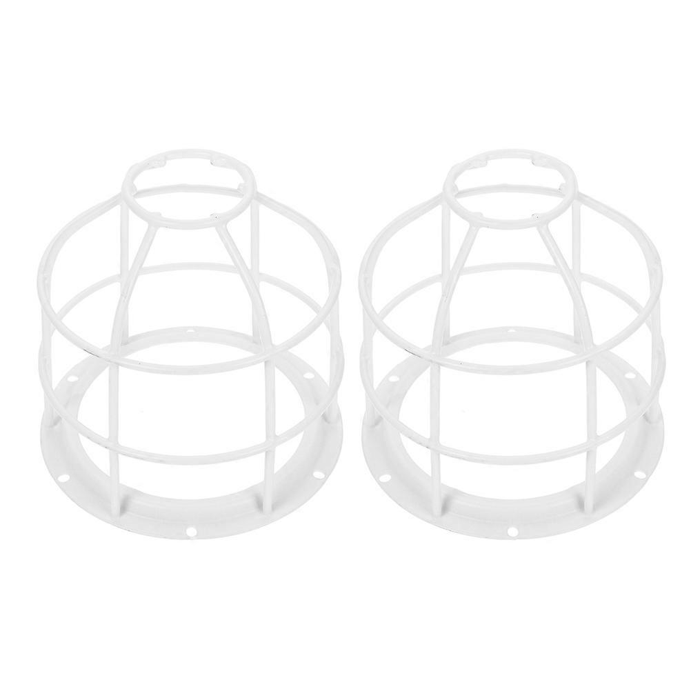 Protective Lamp Cage Guard Metal Frame 2Pcs for Light Bulb Security