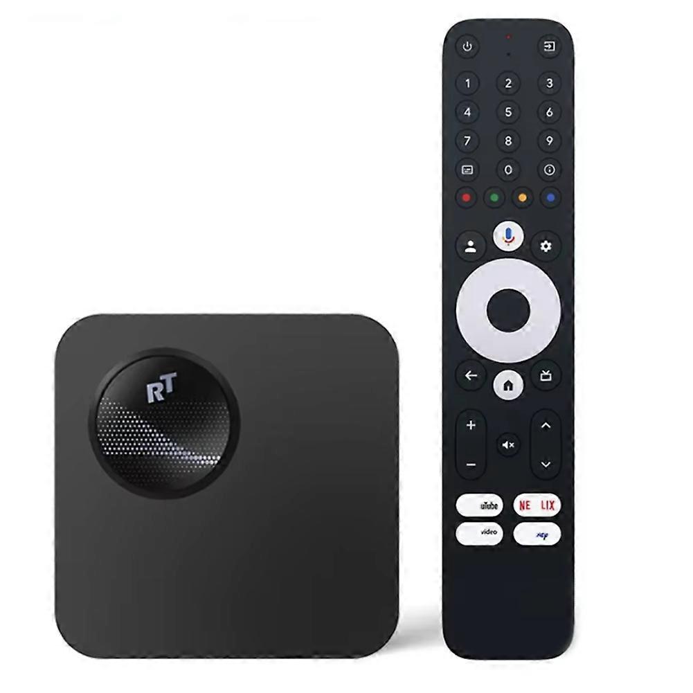 Android TV Box Wi-Fi6 HDMI-Compatible Bluetooth Connection 4GB+32GB DVB Media Box US Plug