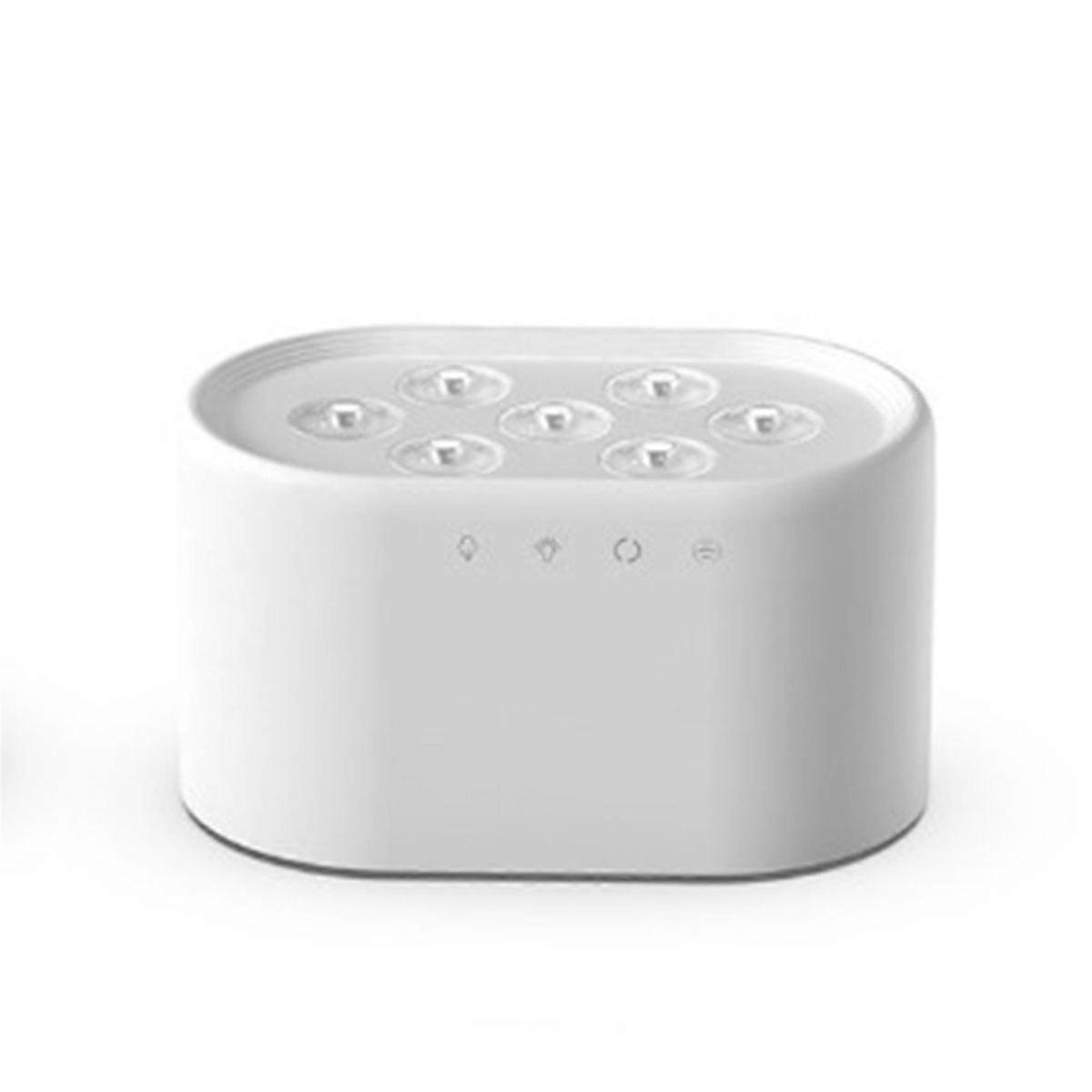 Flame Diffuser with Dynamic Lighting Intelligent Control 7-Hole Streamer Humidifier for Desktop Bed