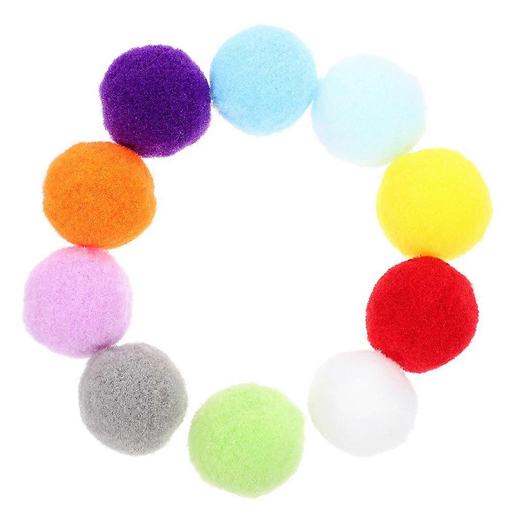 Plush Cat Balls for Interactive Play 100Pcs Colorful Toy Set
