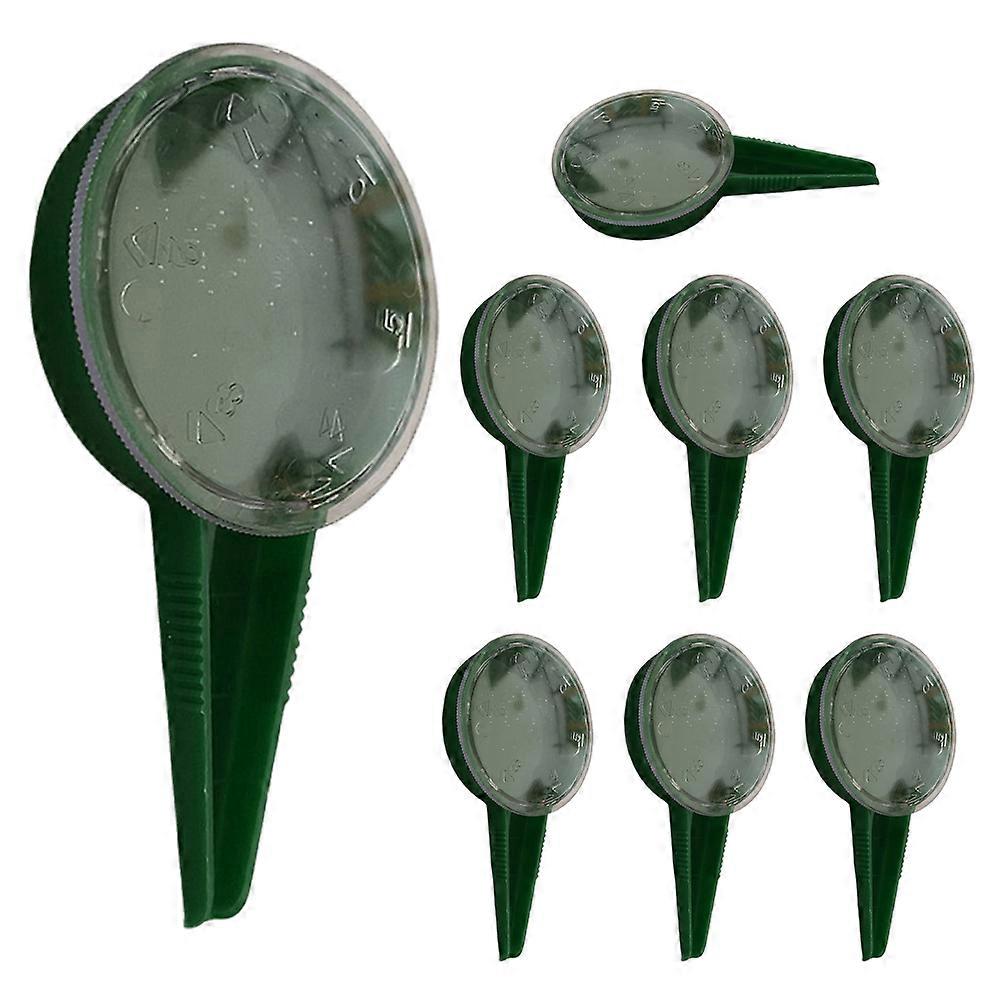 Gardening Seeder Tool 8Pcs Handheld Green Seeder with 5 Adjustable Settings