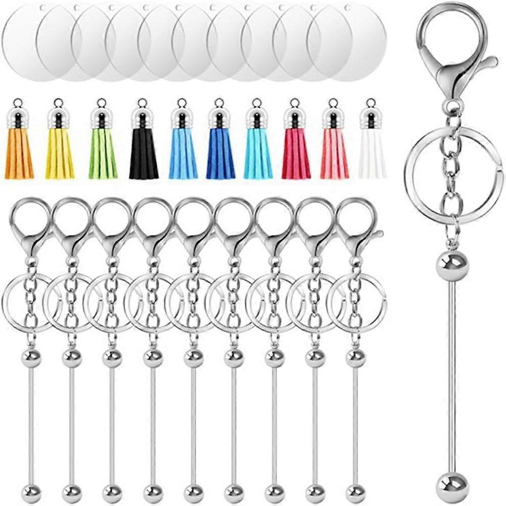 Keychain Making Kit - DIY Keyrings,Charm Keyring Making Kit