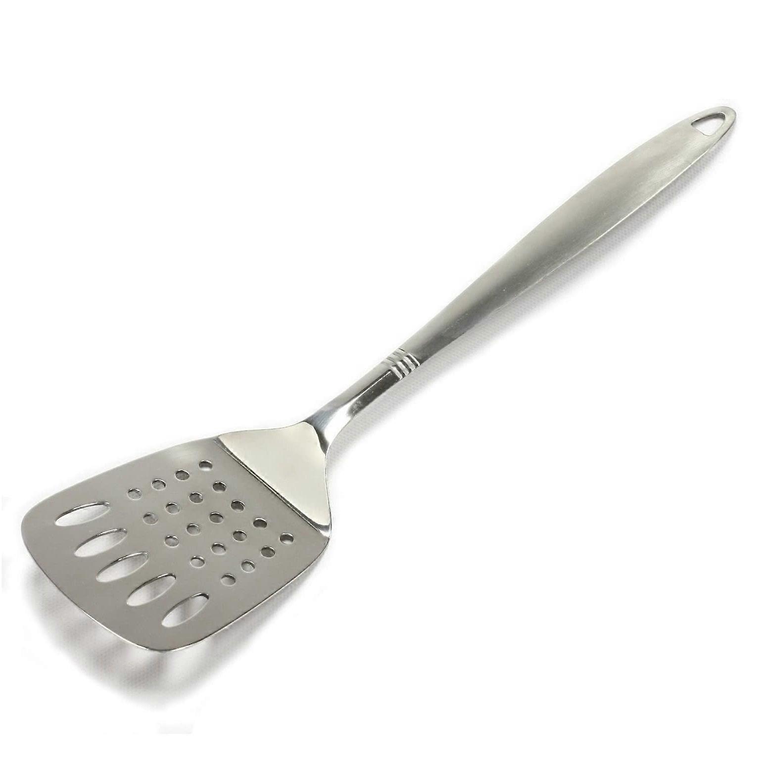 Chef Craft Solid Turner/Spatula, 13.5", Stainless Steel