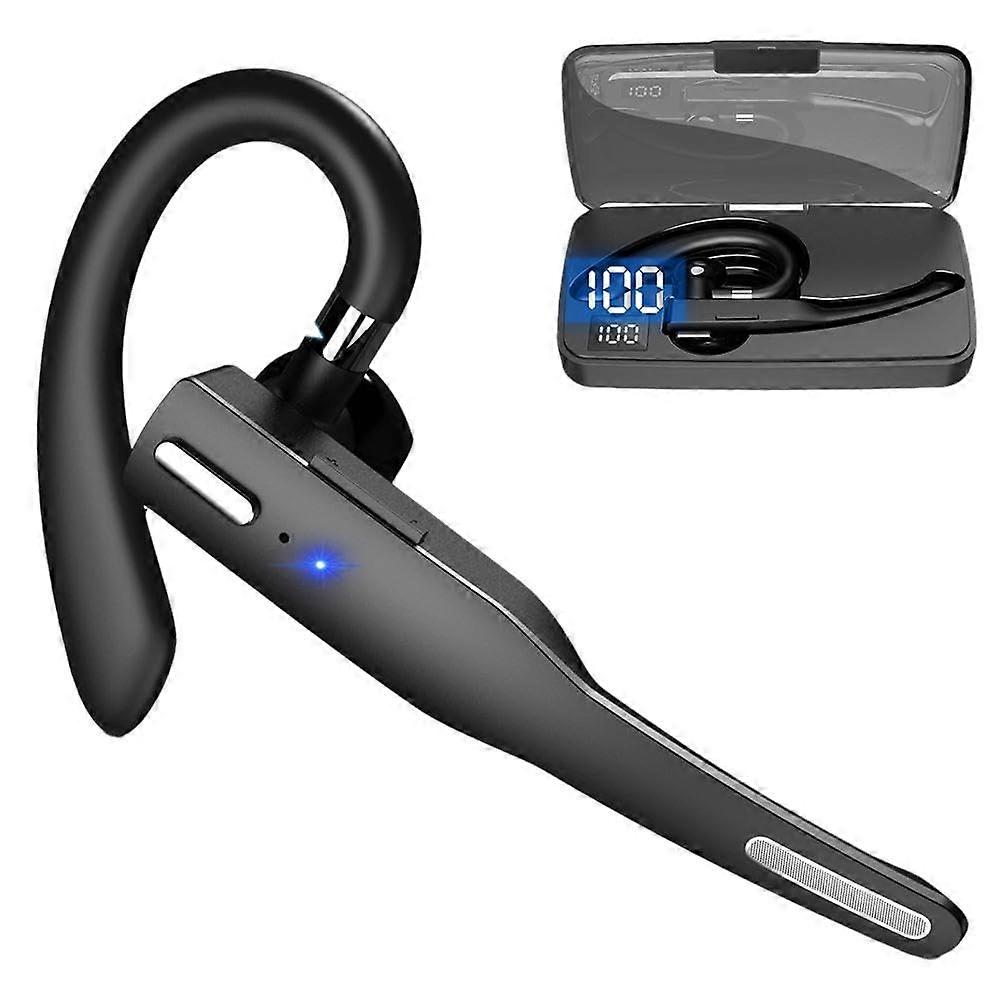 Second Gen Bluetooth EarHook Headset, Single Ear, 810 dB Noise Reduction, Long Battery Life, L9P7 Battery Type