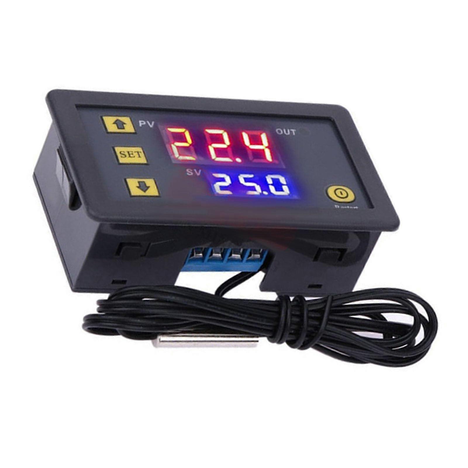 Digital Temperature Controller Thermostat Switch 50 to 110℃ with Probe and 20A Relay Output
